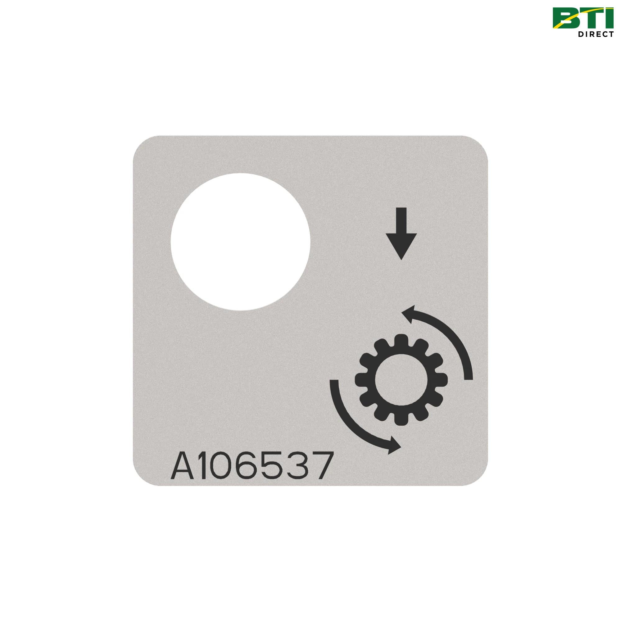 A106537: Calibration Switch Label