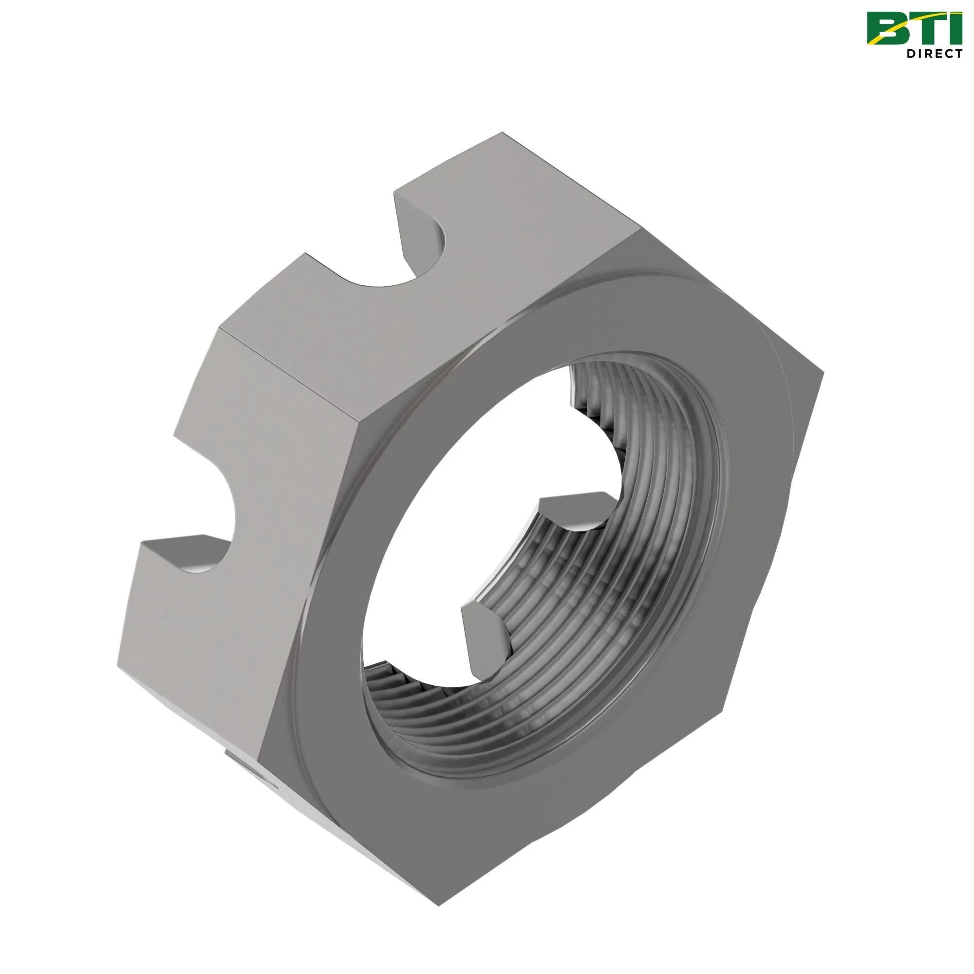 A12188: Hexagonal Slotted Nut, 25.4 mm (1")