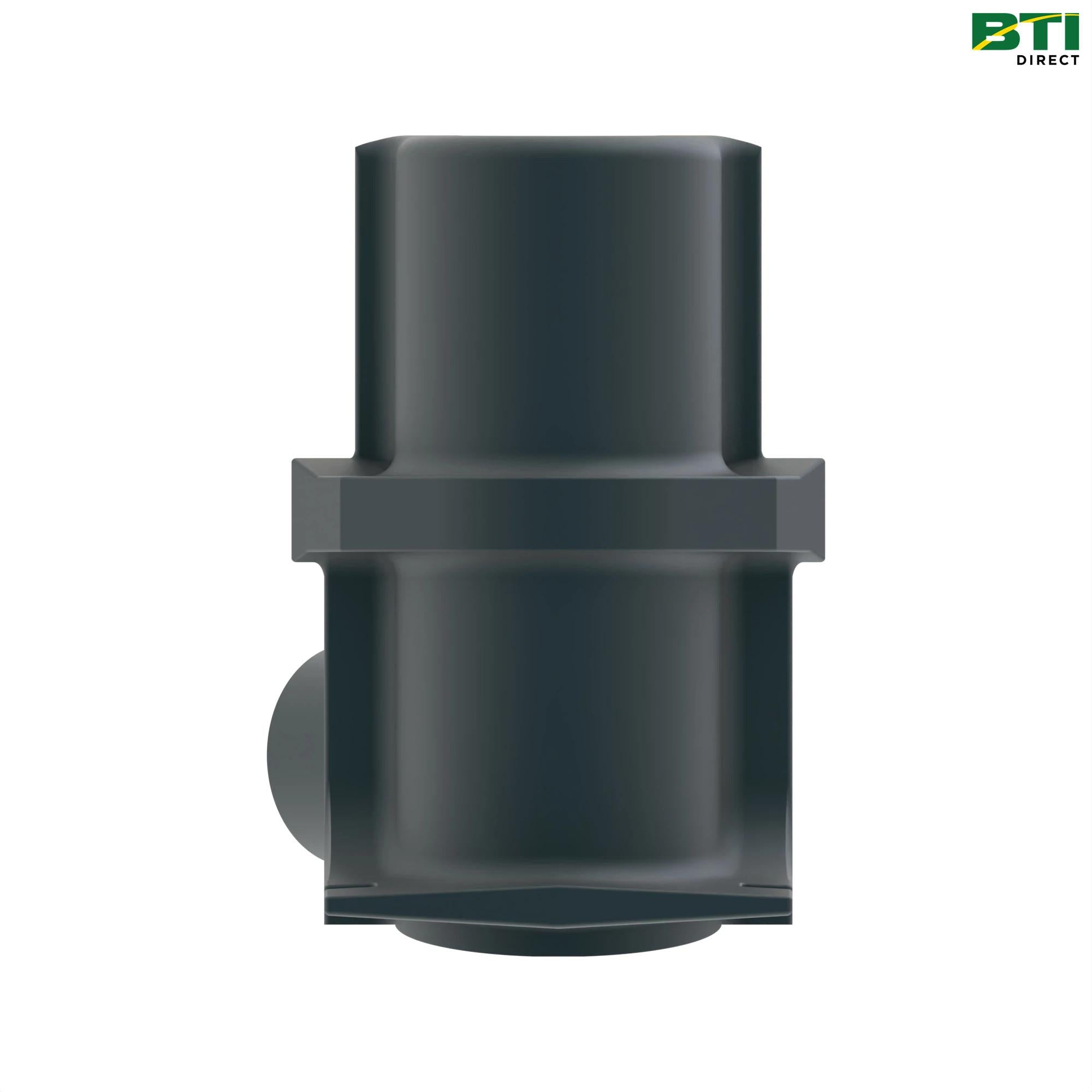 A48504: Dry Fertilizer Hopper Spout, Right Side