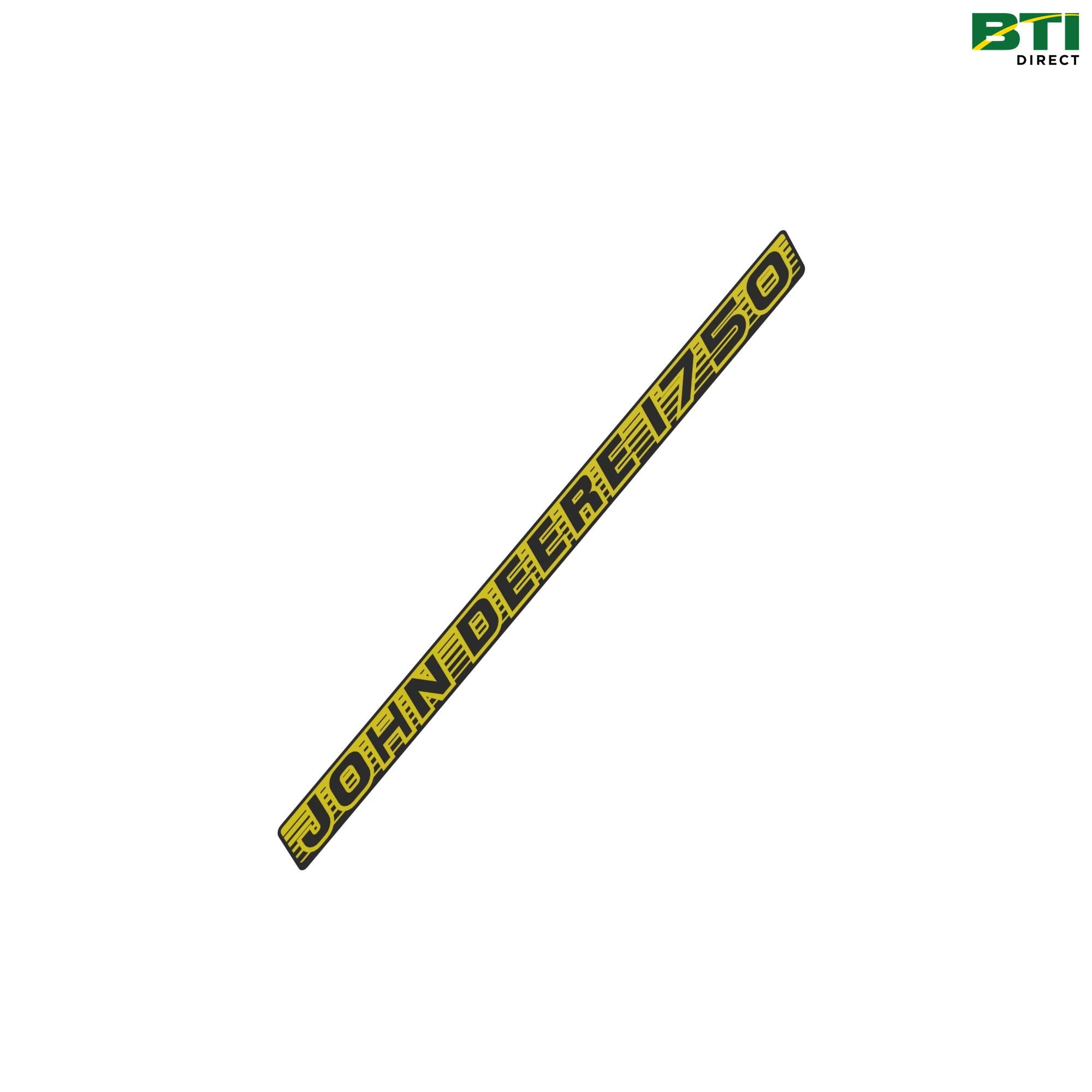 A56398: John Deere 1750 Model Label