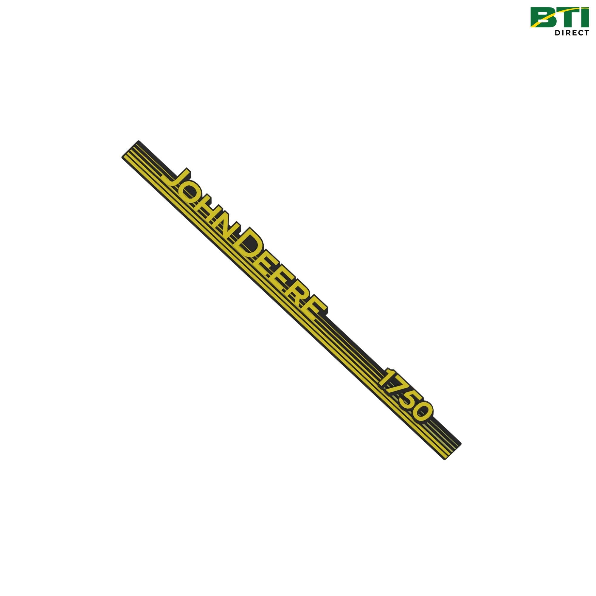 A69184: John Deere 1750 Model Label