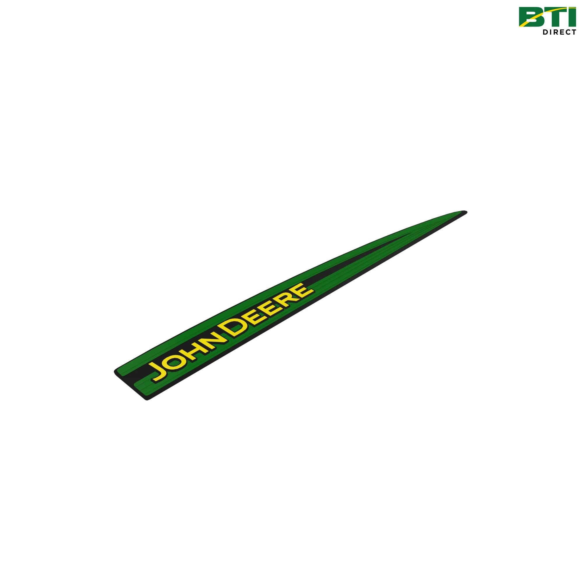 A73261: John Deere Stripe Label, Right Side