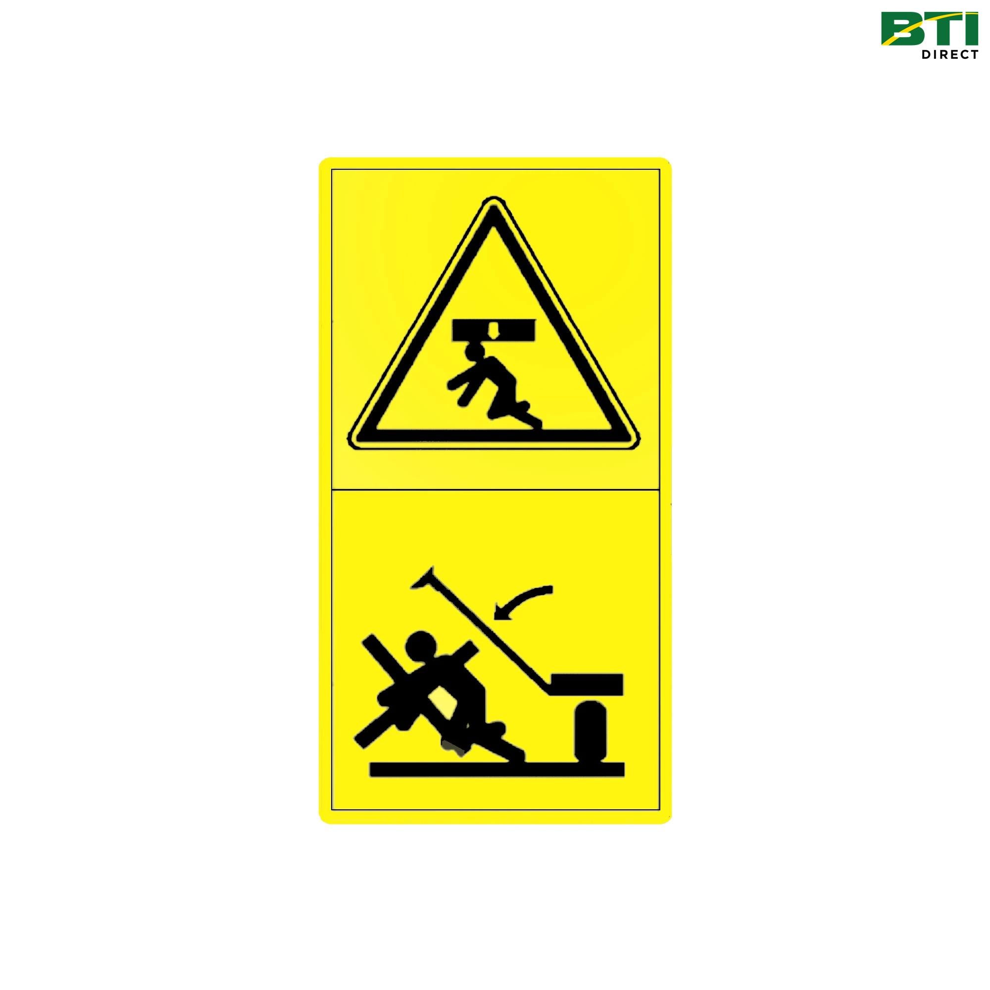 A83652: Marker Fall Risk Text Free Label