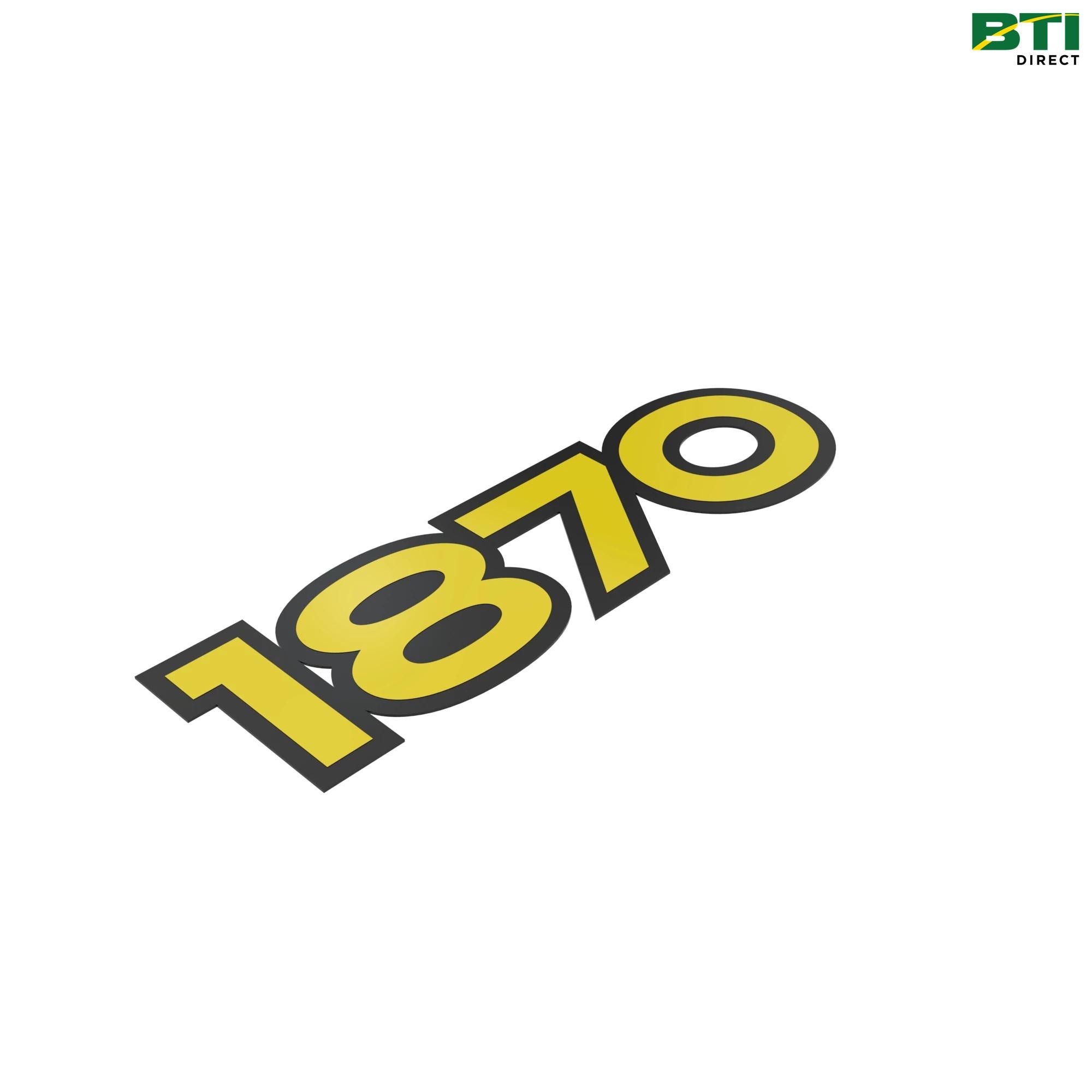 A85830: 1870 Model Number Label