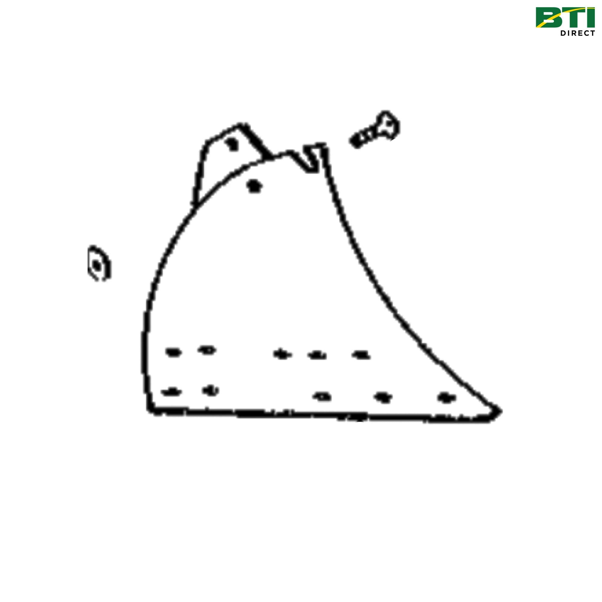 AA23791: Right Side Moldboard Frog