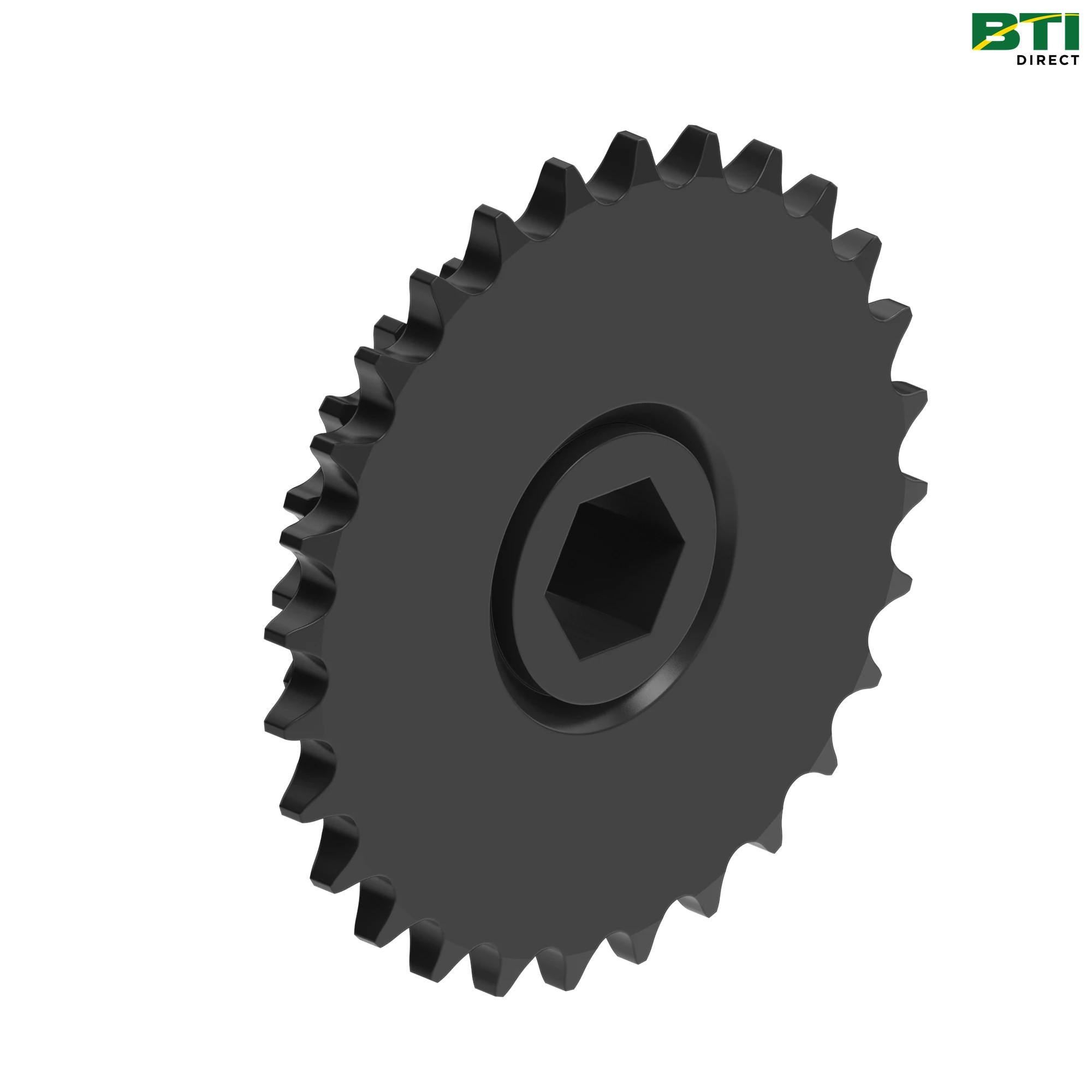 AA62993: Seed Transmission Double Chain Sprocket, 18 and 28 Tooth