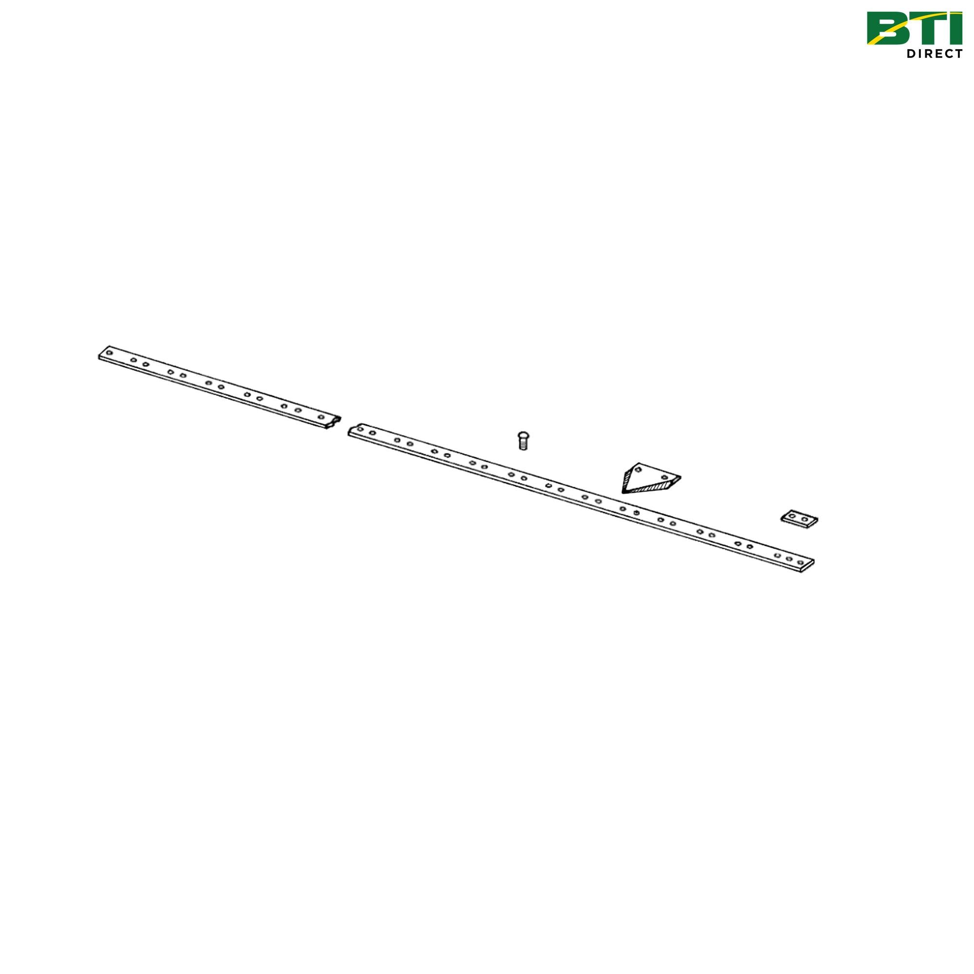 AE48654: Left Side Overserrated Cutterbar, 14 Feet