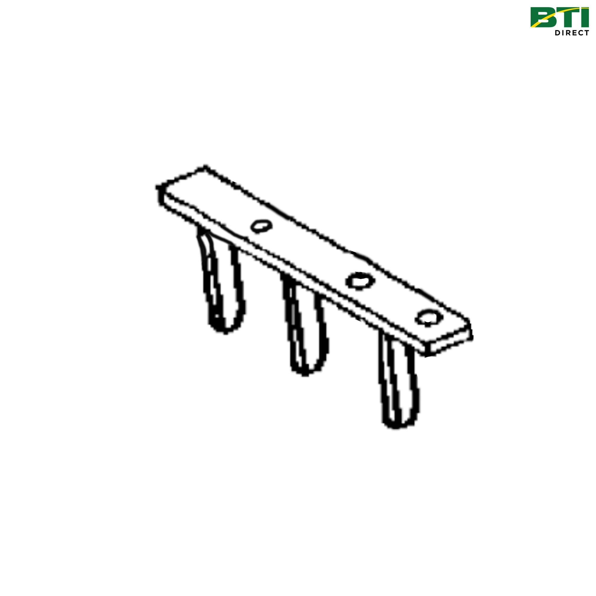 AET10644: Mid-Mount Narrow Scraper Blade Scarifier Attachment