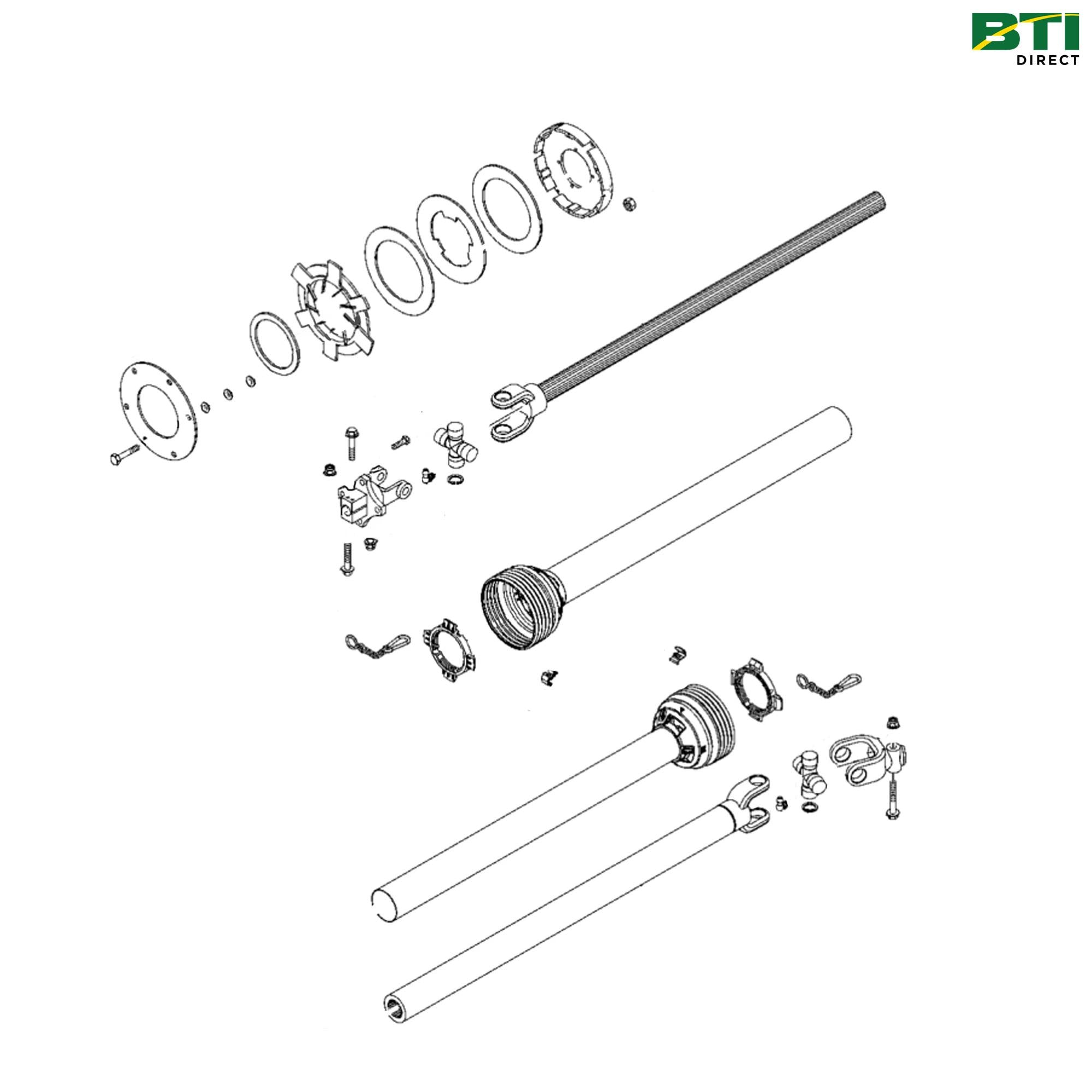 AFH202295: Swivel Hitch Universal Driveshaft