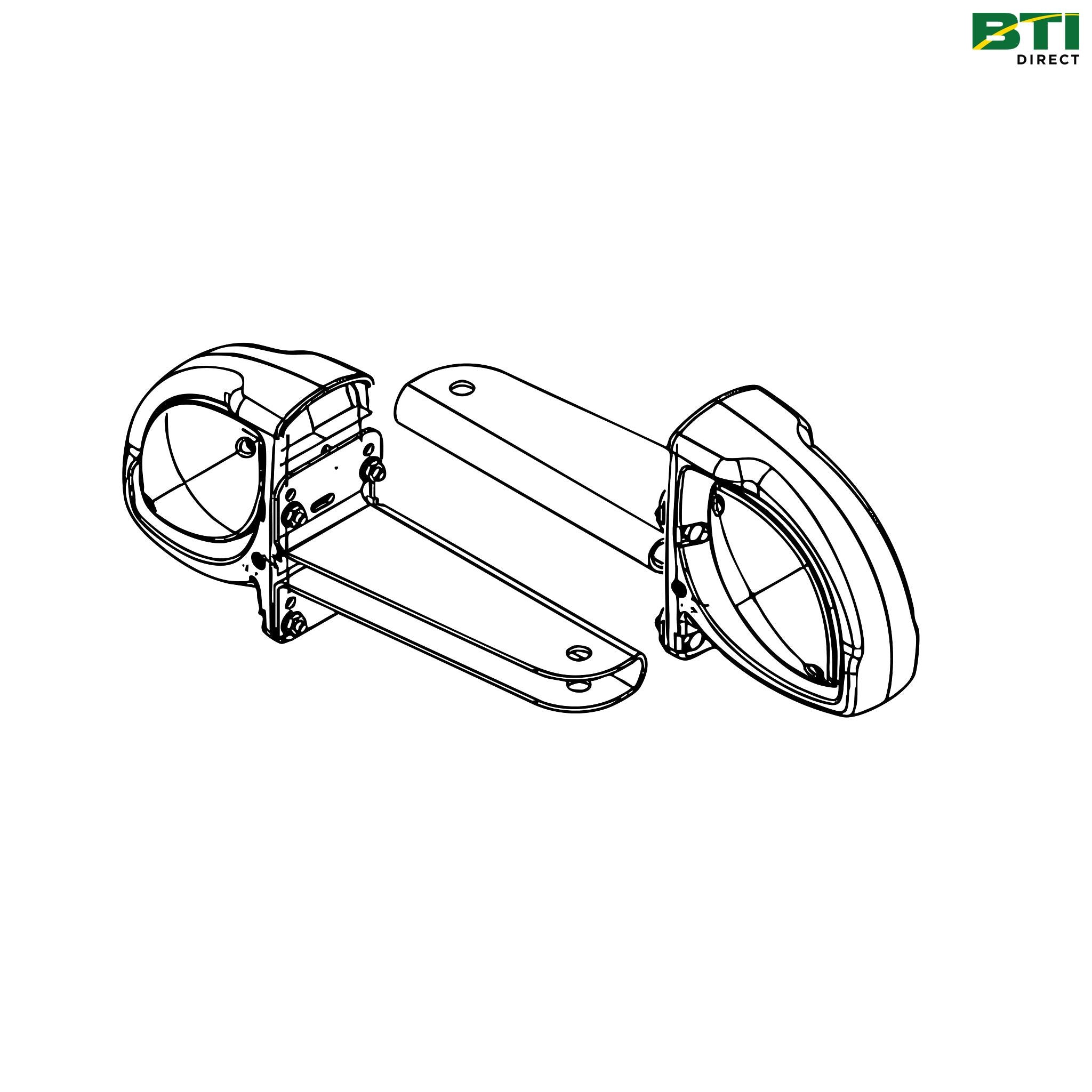 AFH210543: Header Lighting Assembly, Left Side
