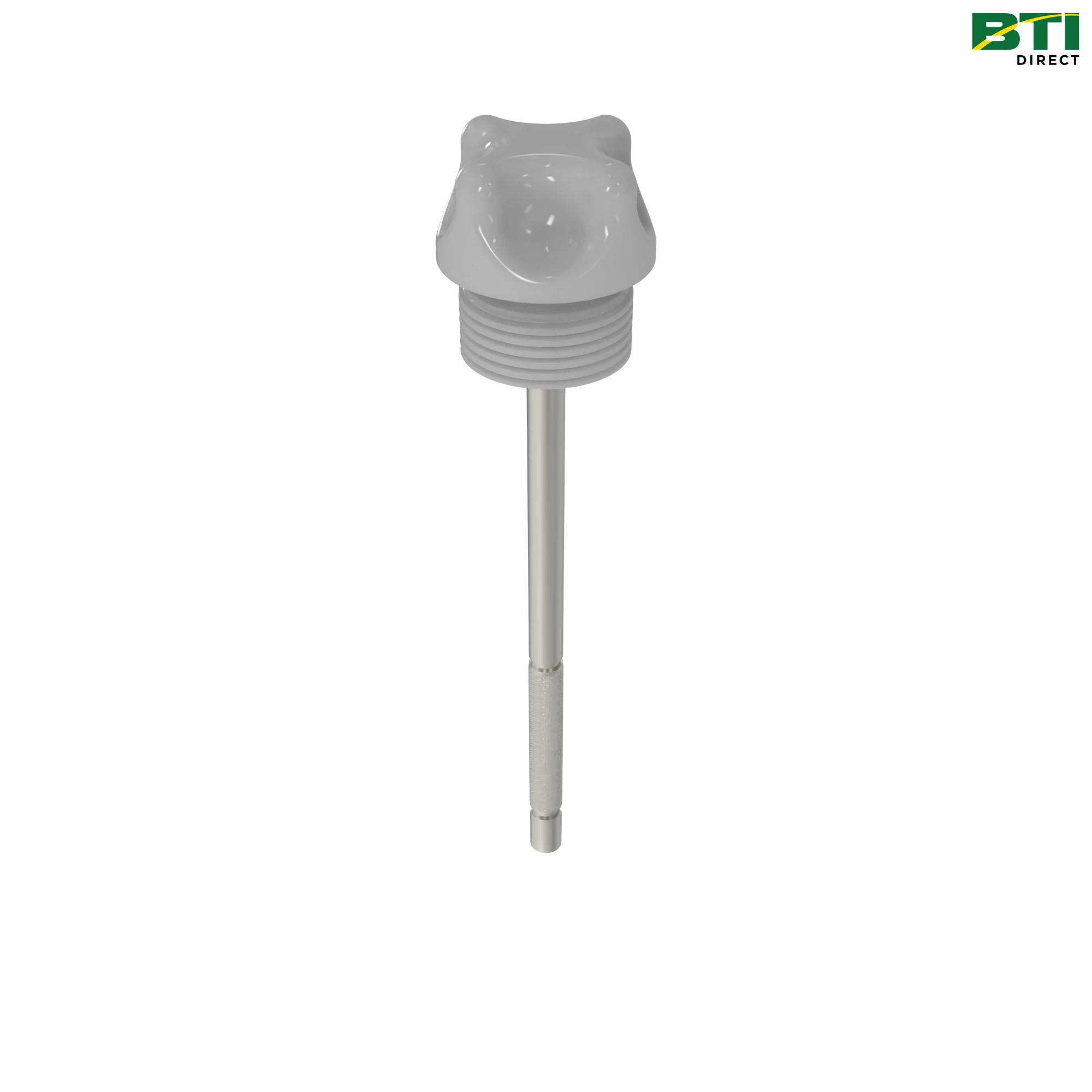 AH166047: Clean Grain Elevator Gear Case Dipstick