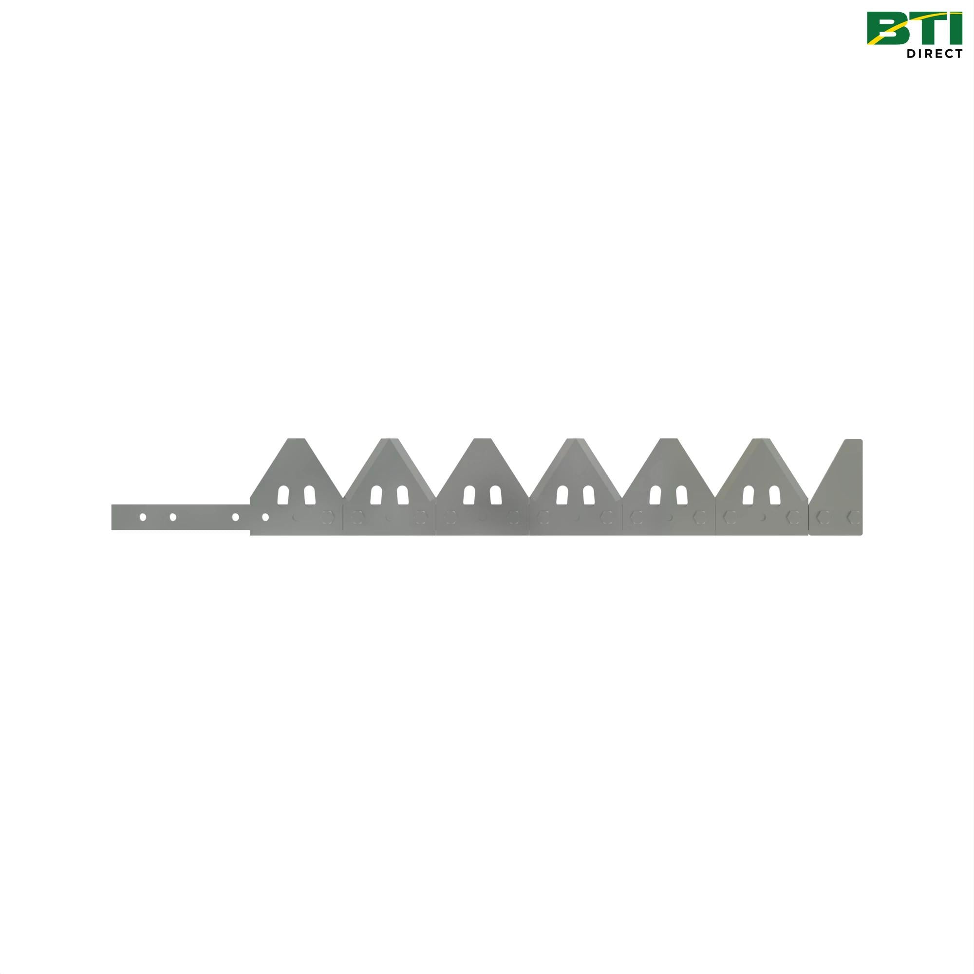 AH168903: Right End Section Cutterbar Knife, 25 feet