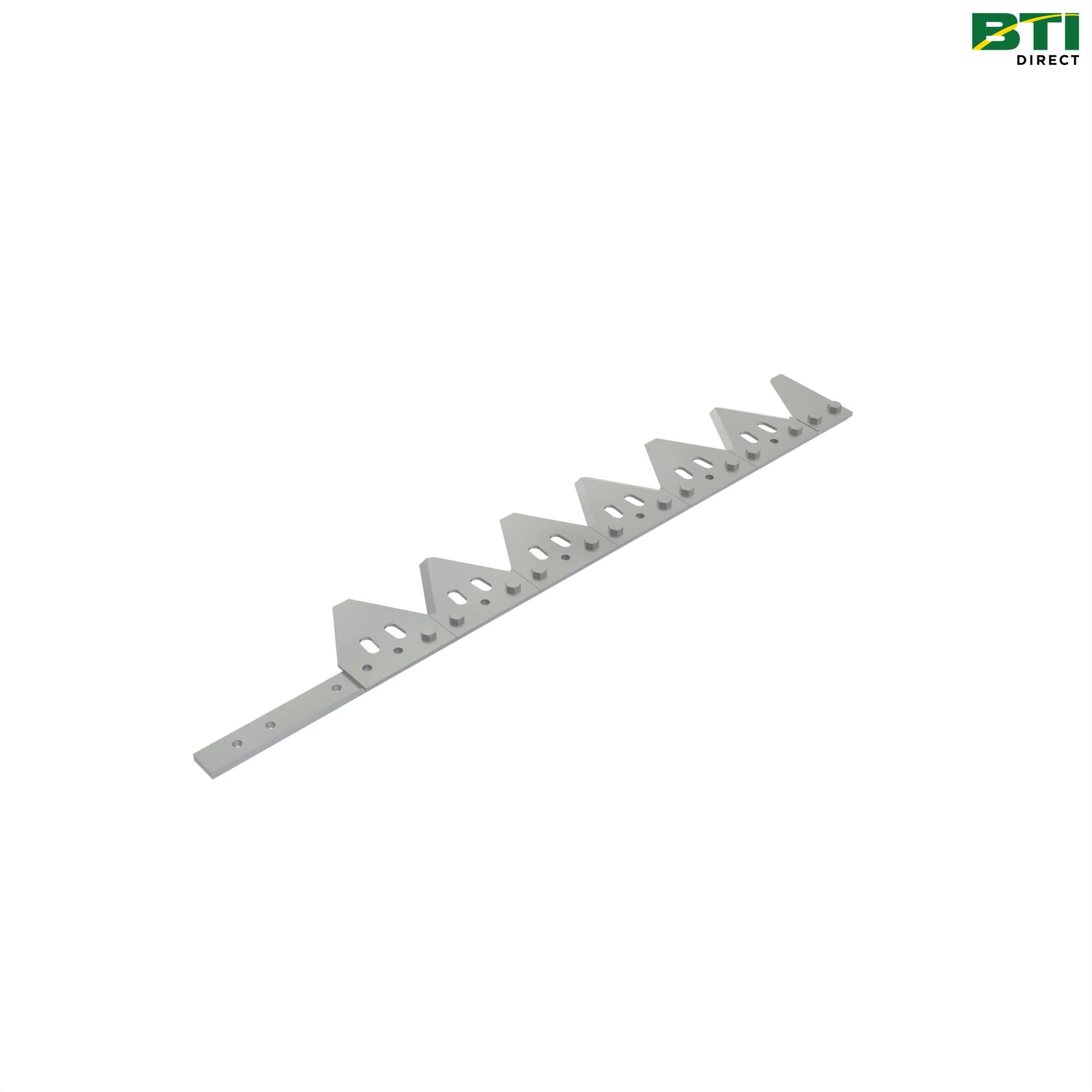AH168903: Right End Section Cutterbar Knife, 25 feet