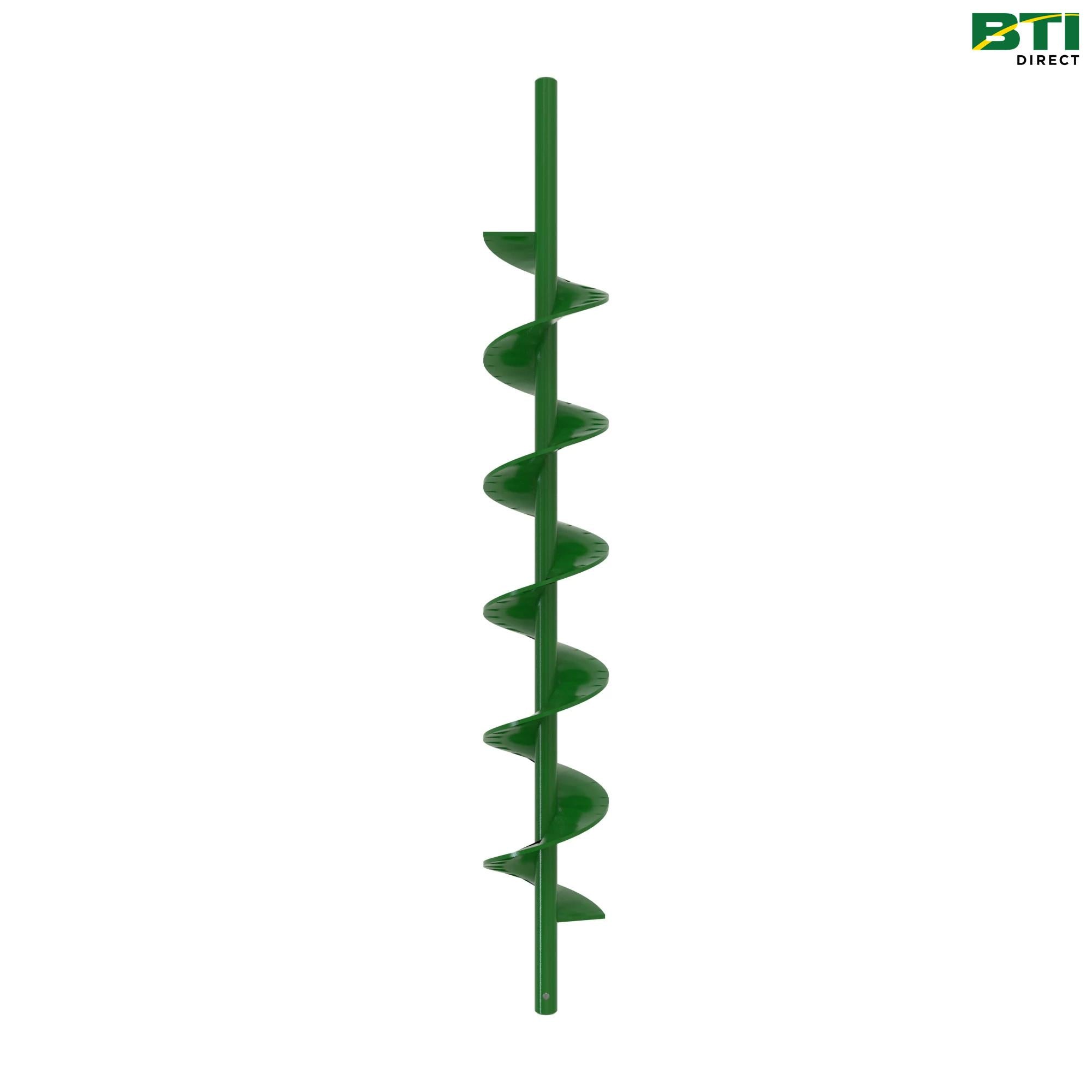 AH169621: Right Side Edible Beans Auger Assembly
