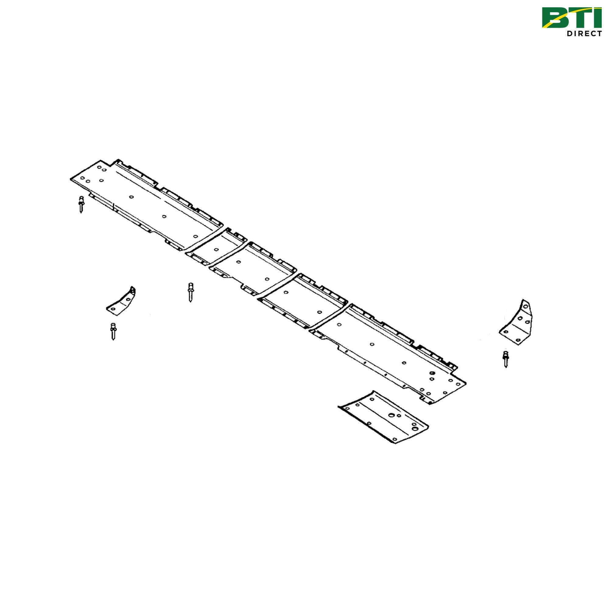 AH201513: Complete Poly Skid Shoes Kit, 18 Feet