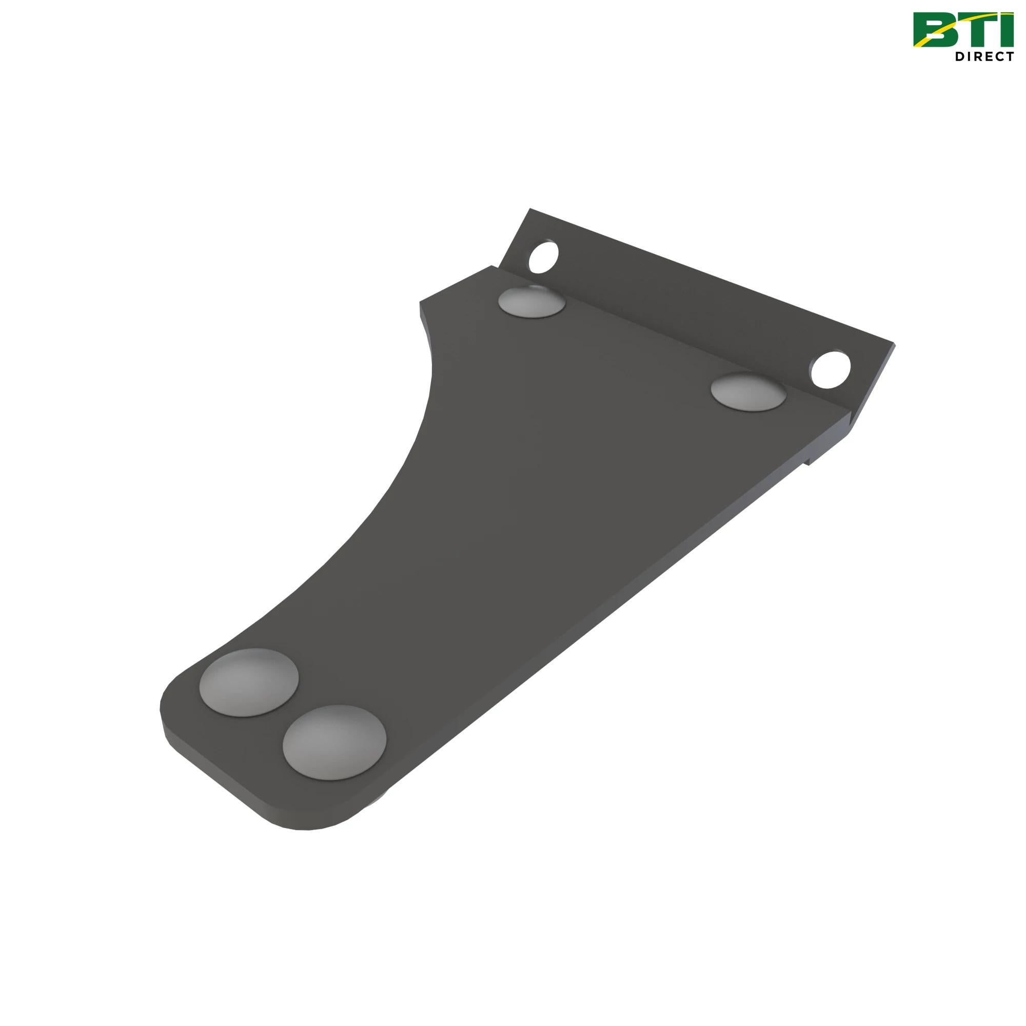 AH214925: Sidehill Cleaning Shoe Deflector, Left Side Assembly