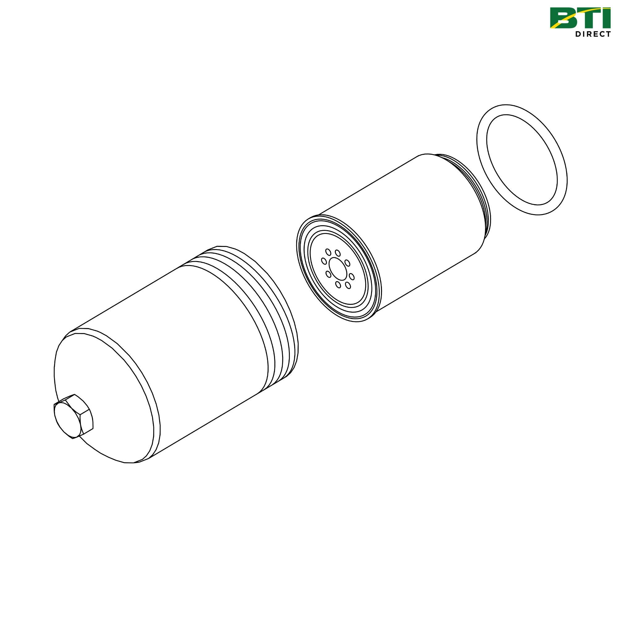 AH220598: Hydraulic Oil Filter Assembly