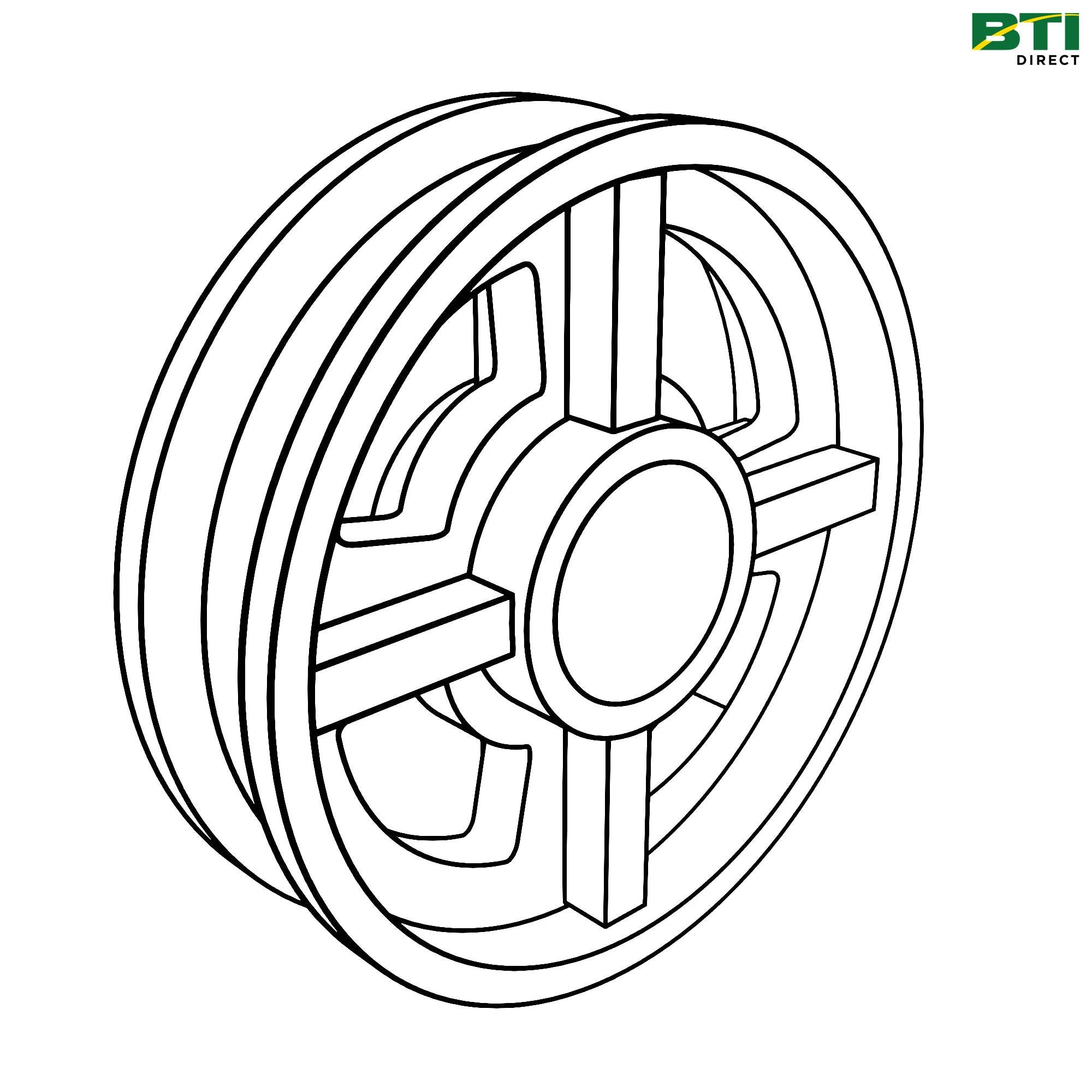 AH88920: Feeder House Pulley