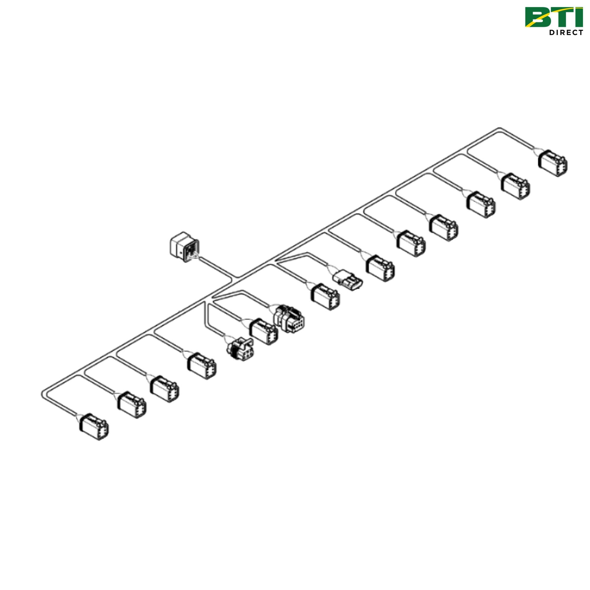 AKK11764: Center Integral Wiring Harness, 32 Rows