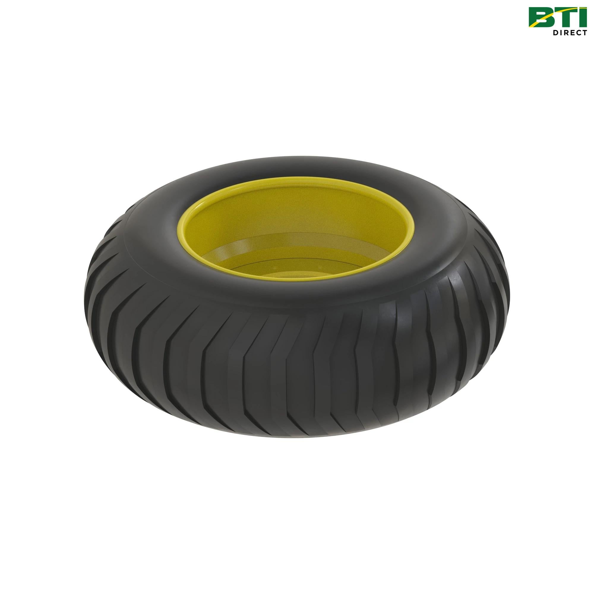 AKK12111: Tire and Rim Assembly, Left Side