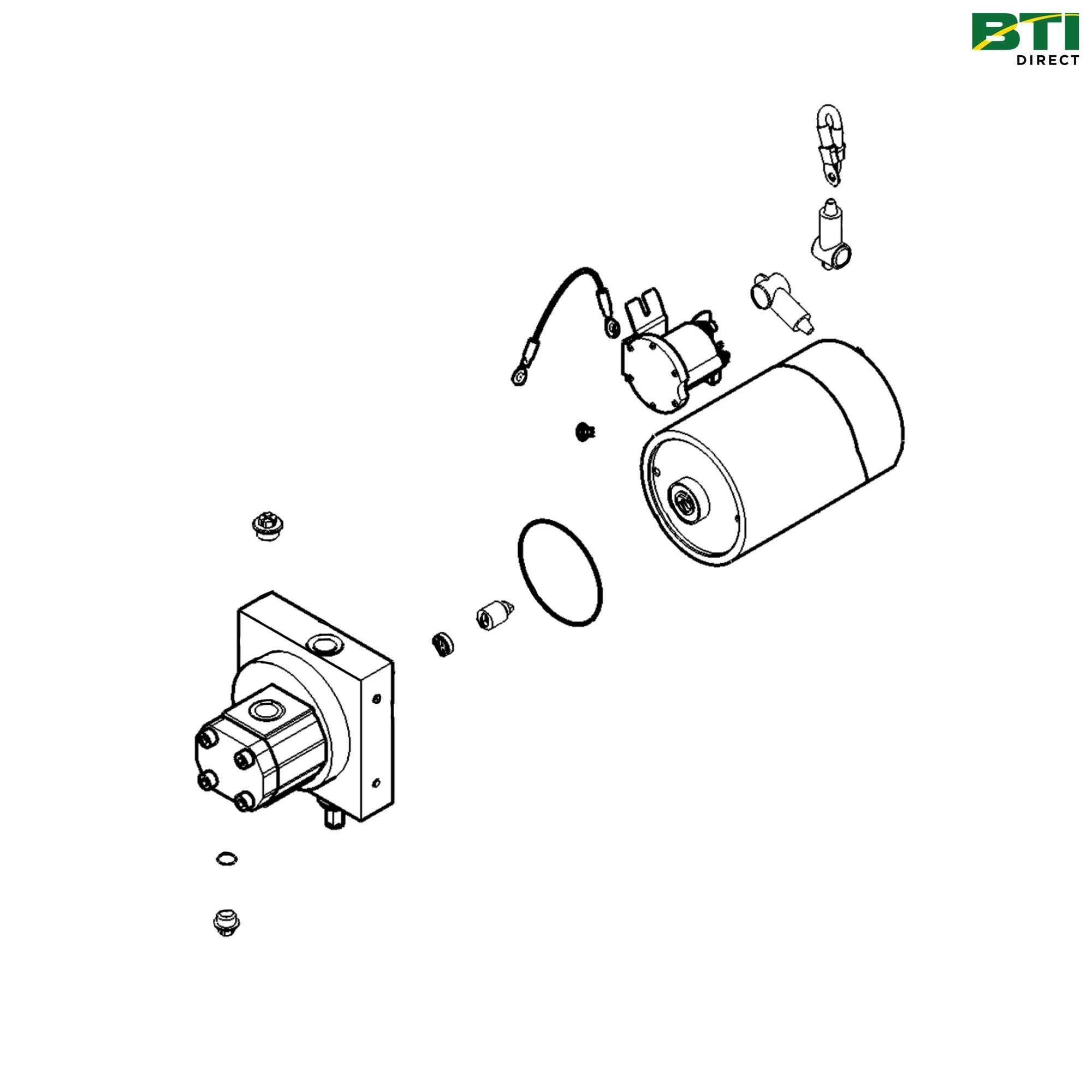 AKK12283: Secondary Steering Hydraulic Pump