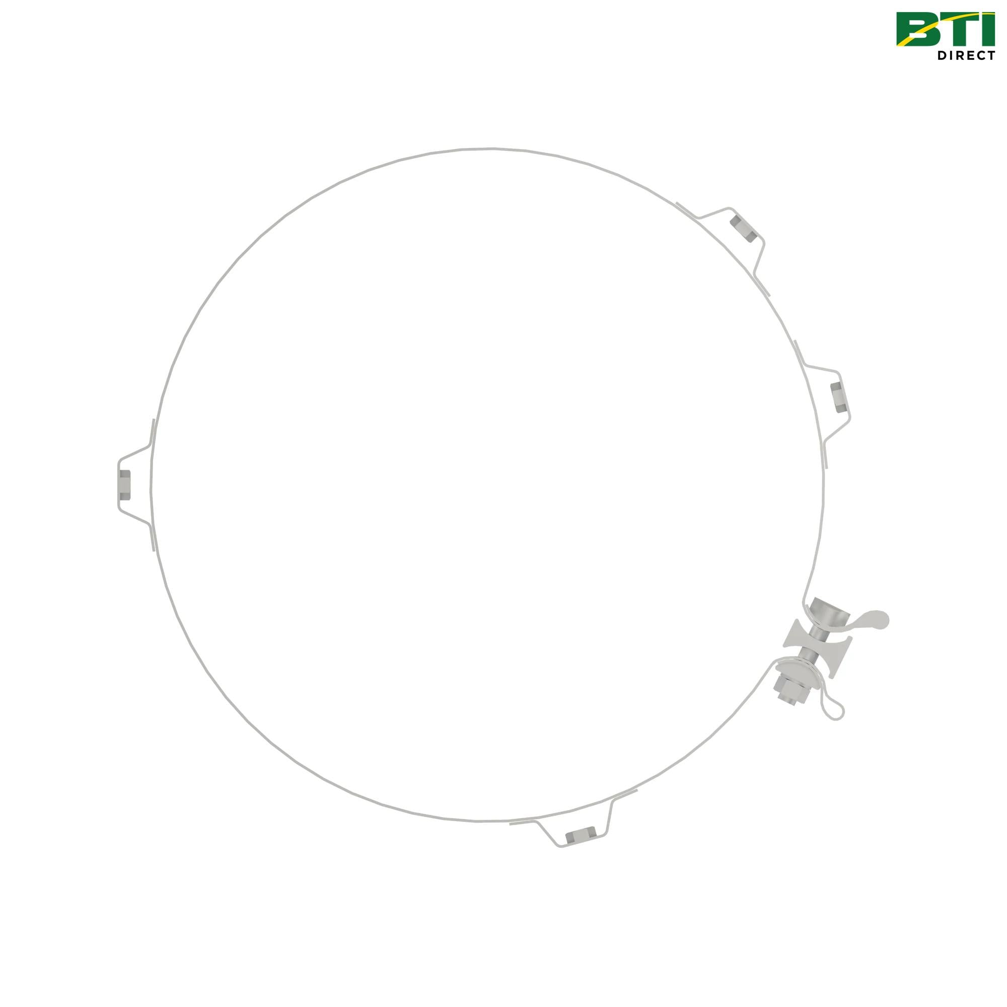 AKK18444: Circular Mount Clamp with Mounting Band