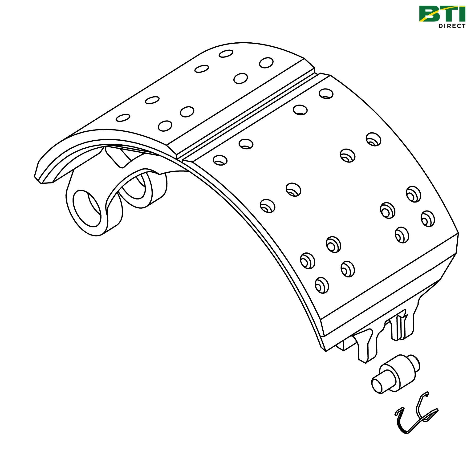 AKK23200: Rear Axle Brake Shoe