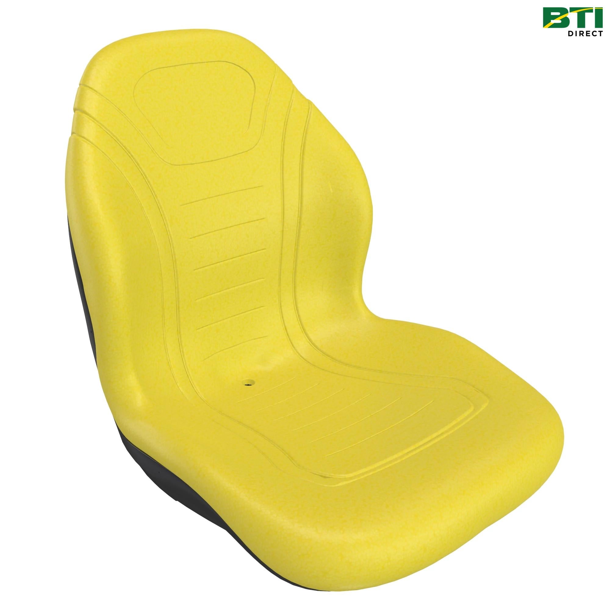 AL117331: Seat Backrest Cushion, Yellow Vinyl