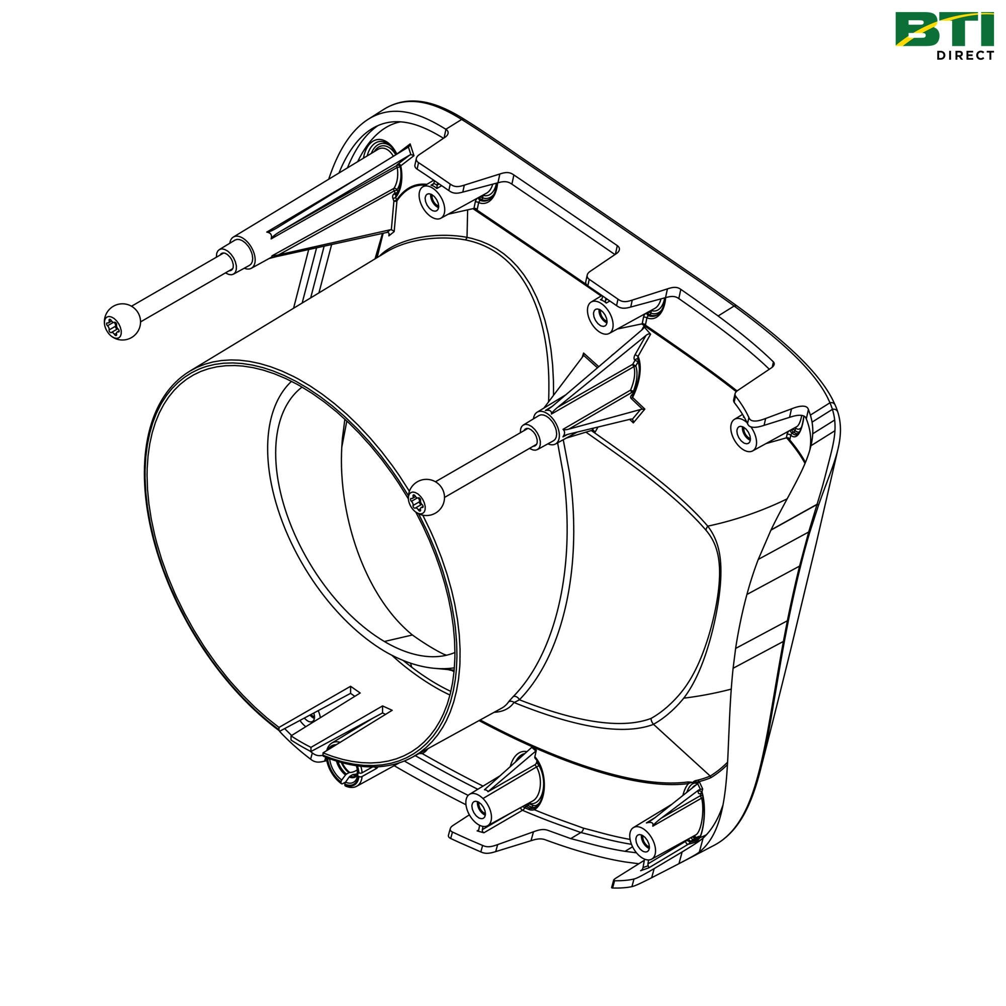AL209452: Right Side Lower Headlight Bezel