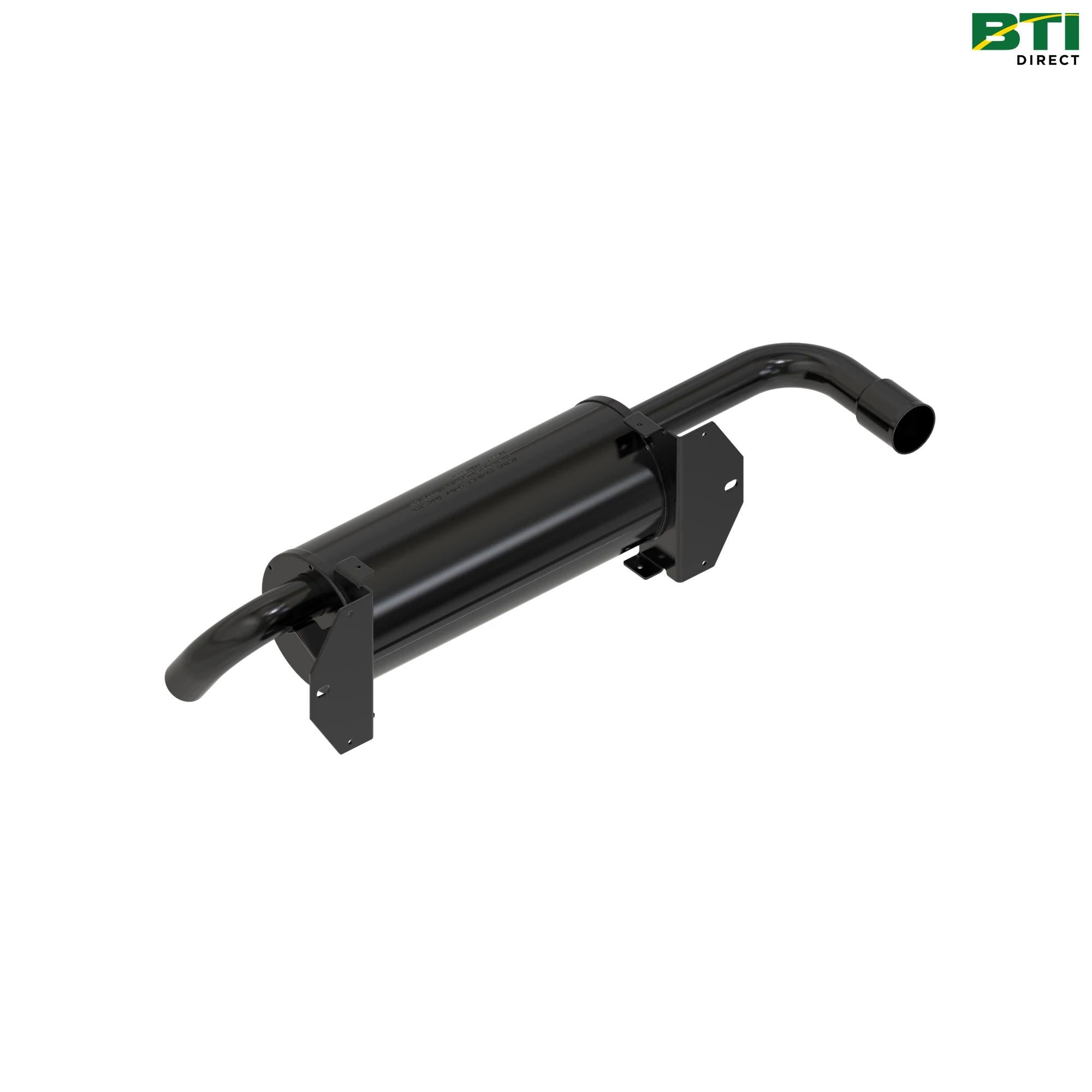 AM140802: Non-Aspirated Round Shaped Spark Arresting Muffler