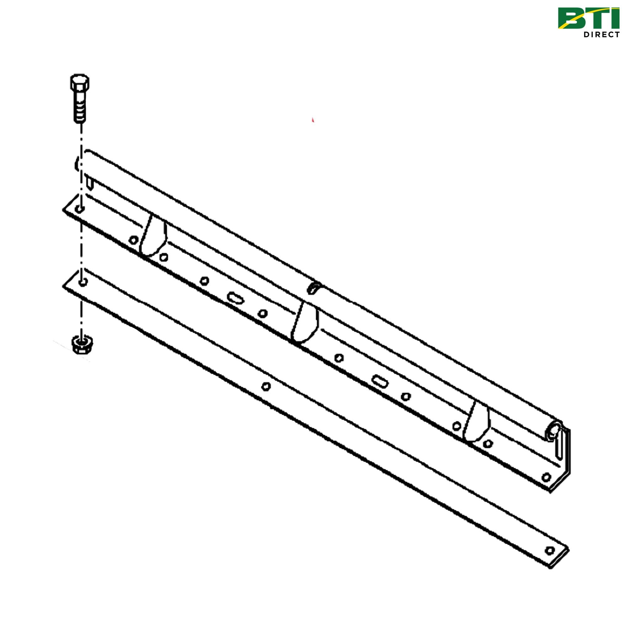 AMT1381: Rear Roller Scraper For Mower, 22 Inch