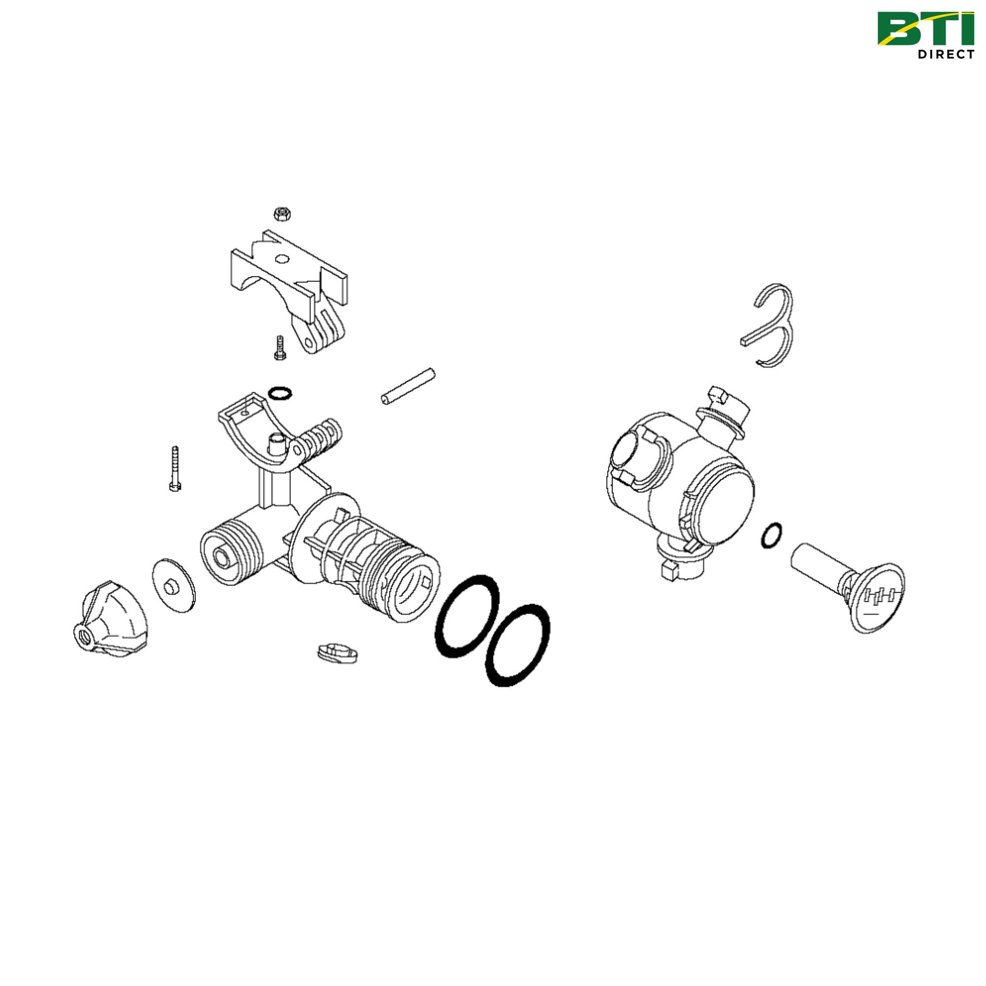 AN205563: Teejet Triplet Nozzle, 1 inch Pipe