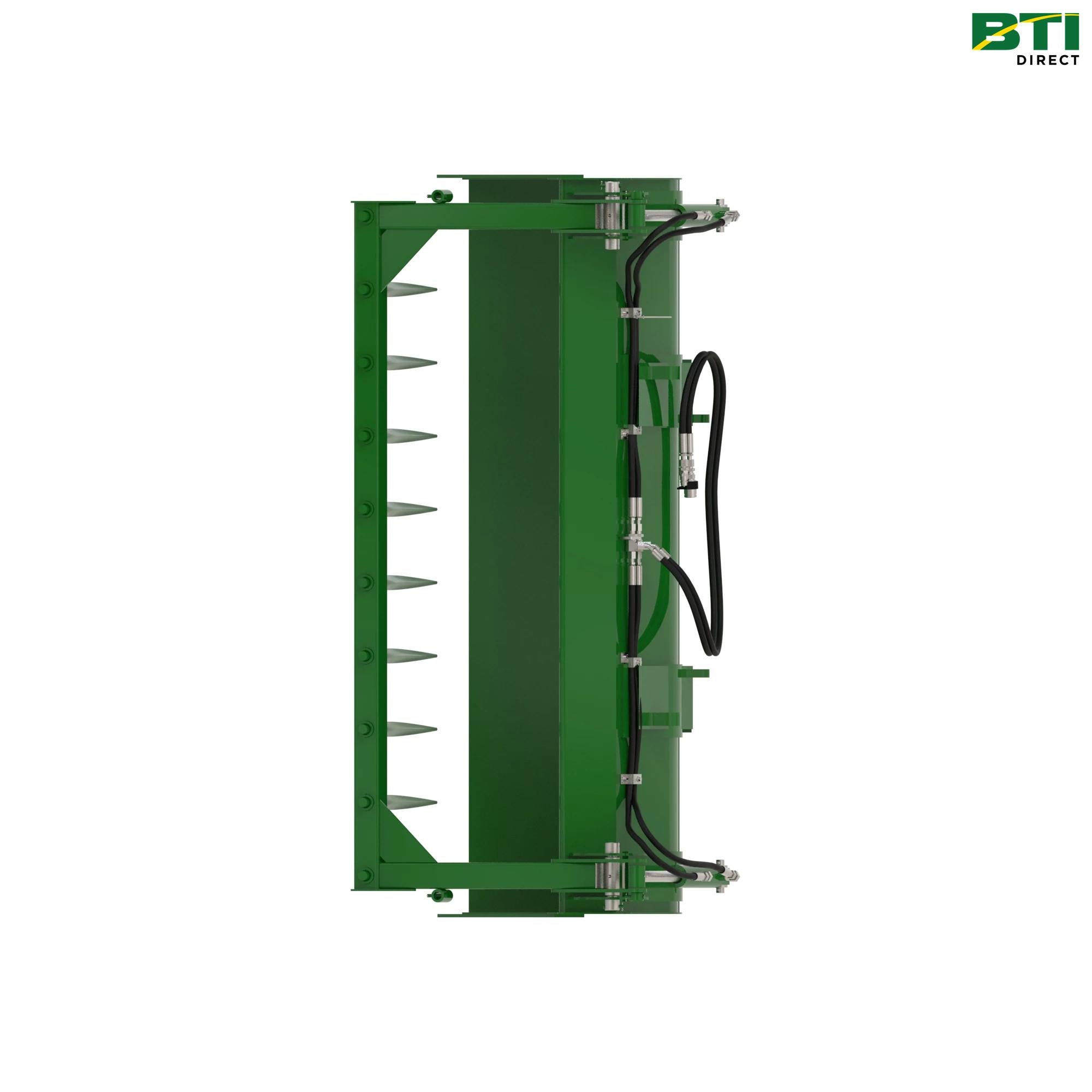 BCC10019: Heavy-Duty Multi-Purpose Bucket Attachment with Grapple, 2200 mm