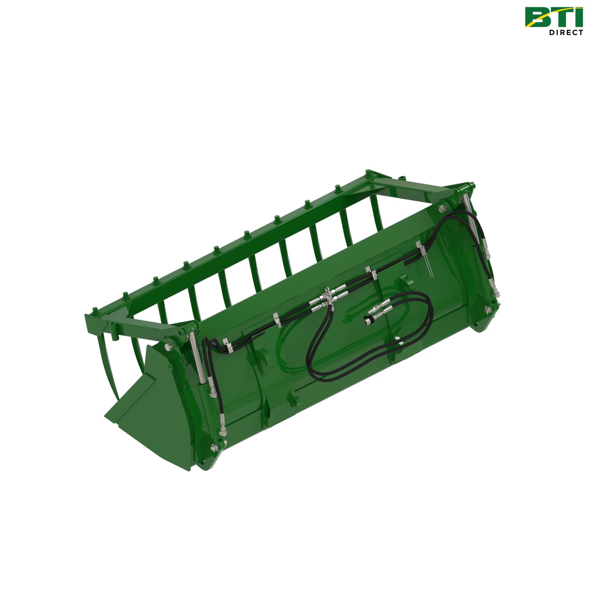 BCC10019: Heavy-Duty Multi-Purpose Bucket Attachment with Grapple, 2200 mm