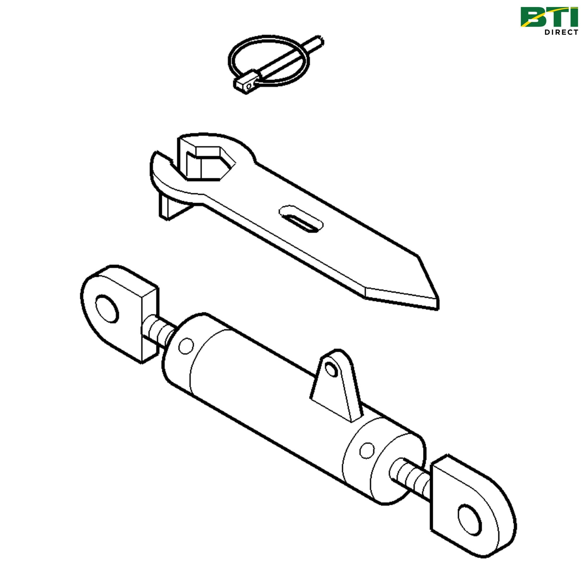 BE23921: Turnbuckle Top Link Attachment with Cutting Angle Adjustment