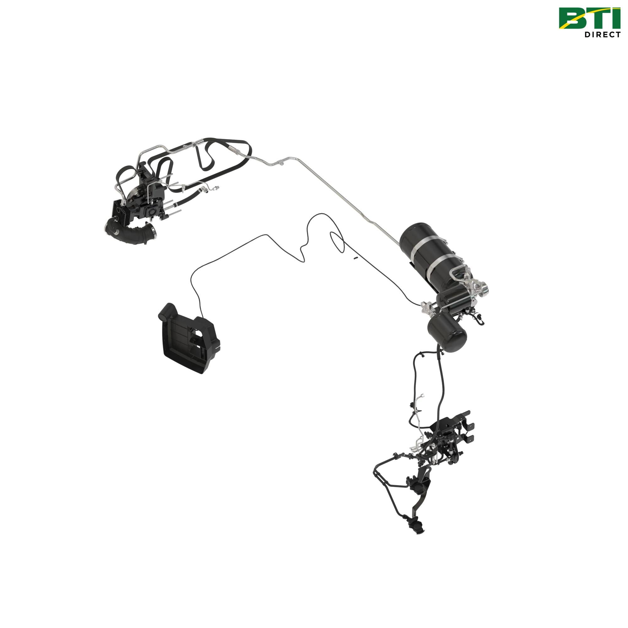 BL16040: Air Trailer Brake 2L Valves and Couplers Attachment without Front Axle Brake