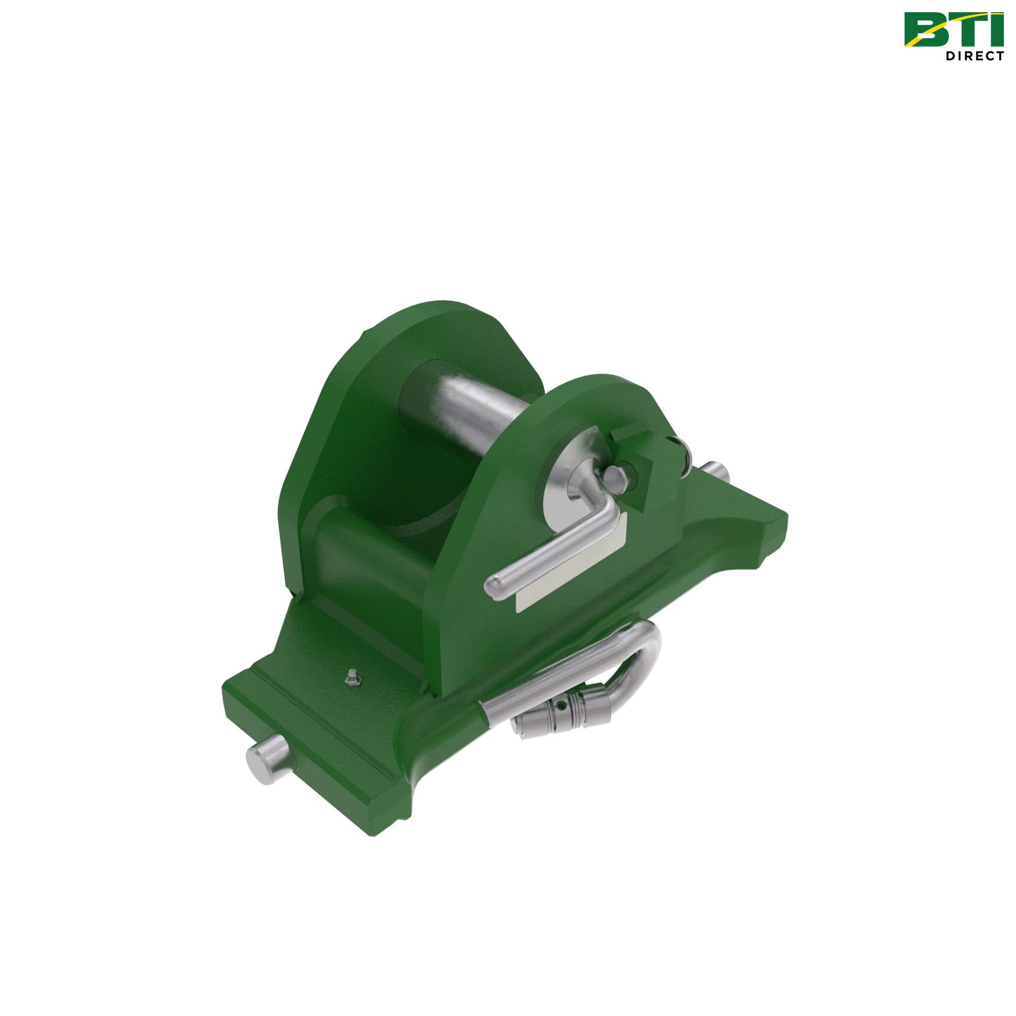 BL16535: Wagon Hitch Attachment with Cuna Coupling for 360 mm Rail, Type D3, Height Adjustable
