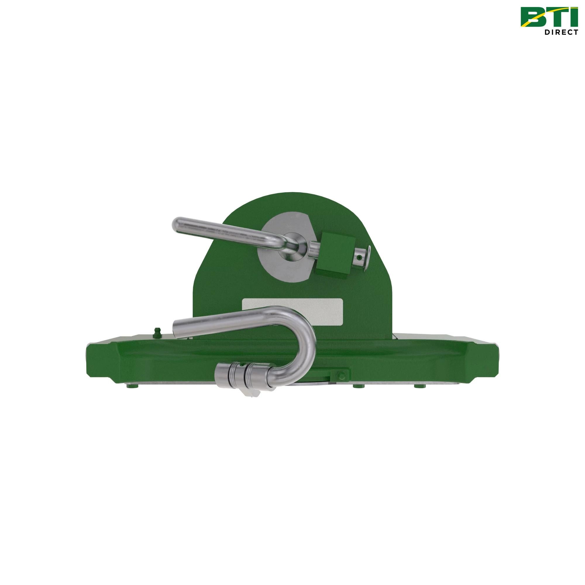 BL16536: Wagon Hitch Attachment with Cuna Coupling for 360 mm Rail, Type D2, Height Adjustable