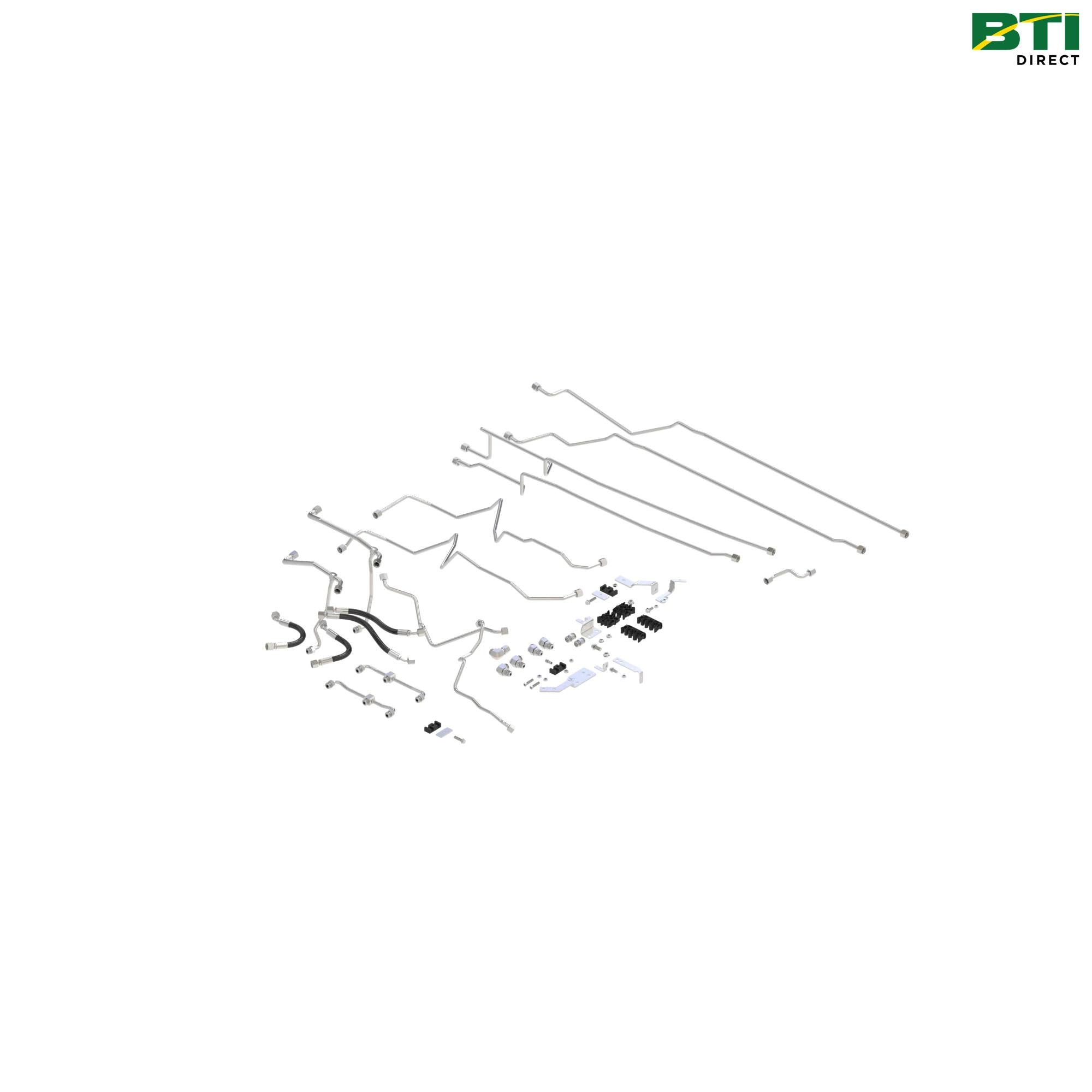 BL16562: Front Hitch Oil Lines and Fittings Attachment