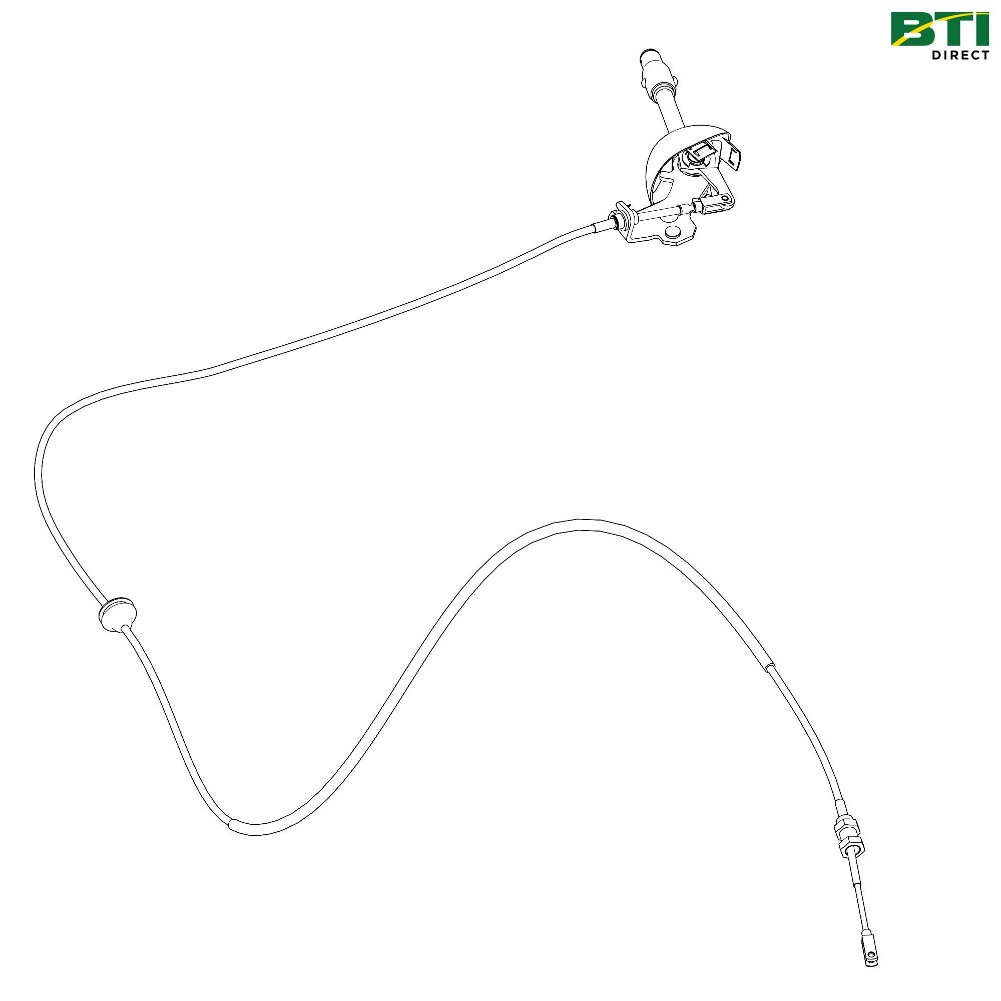 BL16698: Pick-Up Hitch Release Control Attachment with RH Console