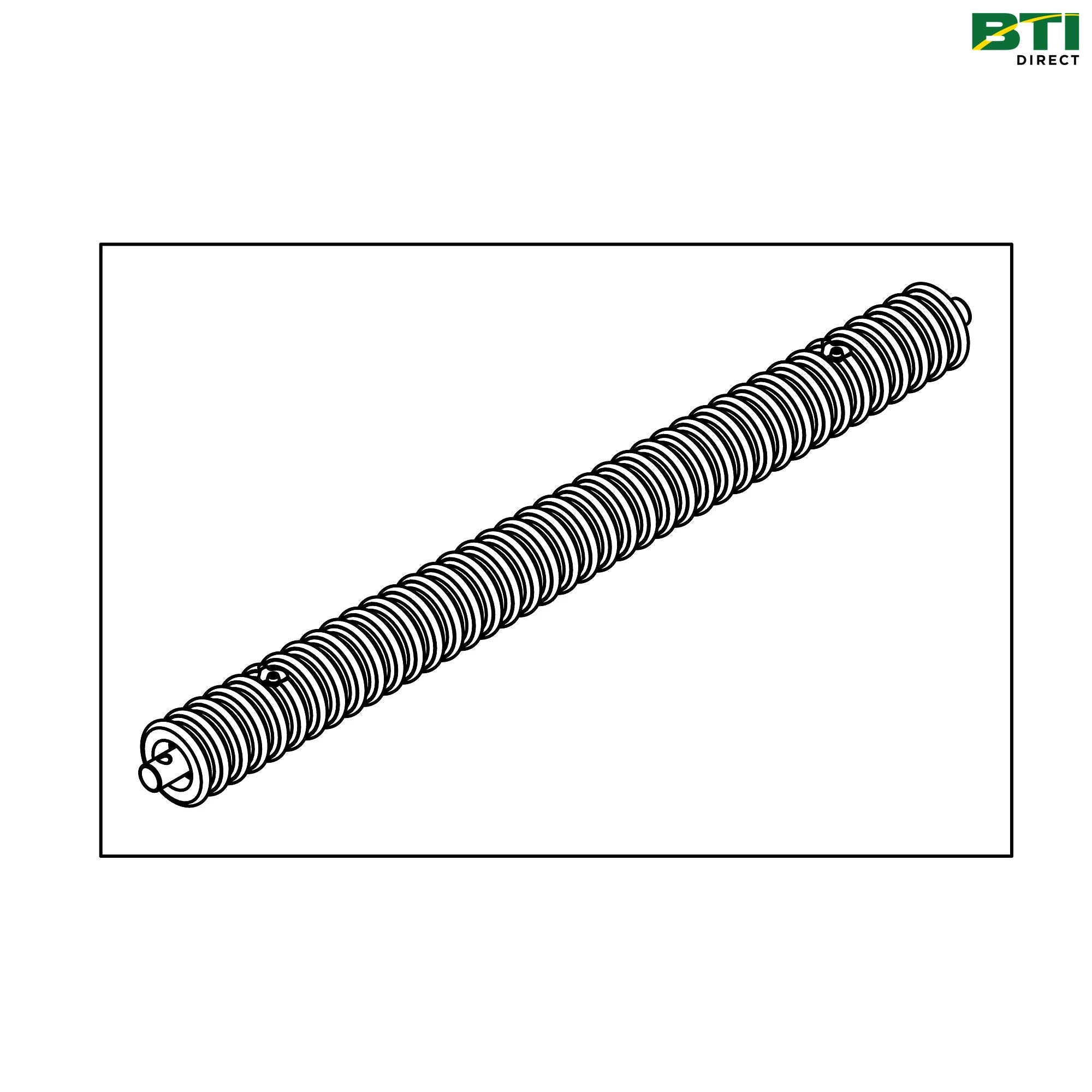 BM19821: Machined Spiral Roller, 2 inch Diameter