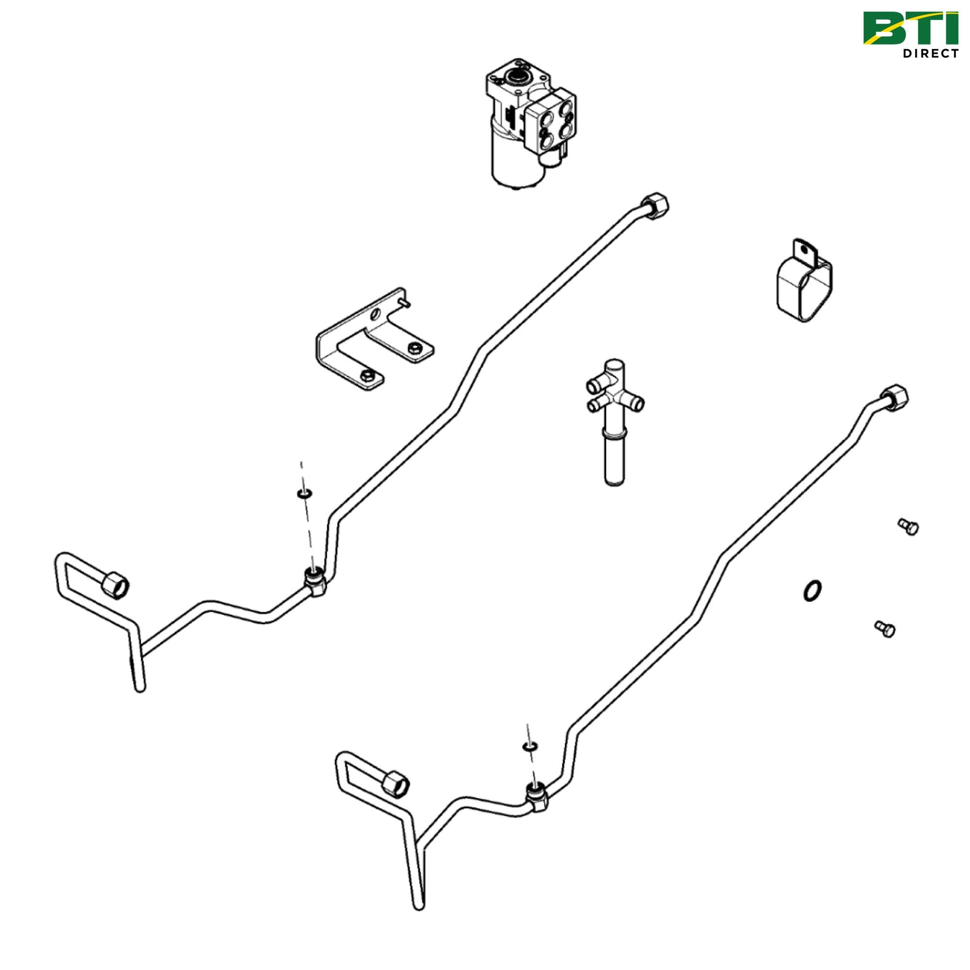 BPF10997: AutoTrac™ Steering Control Unit/Oil Line Attachment