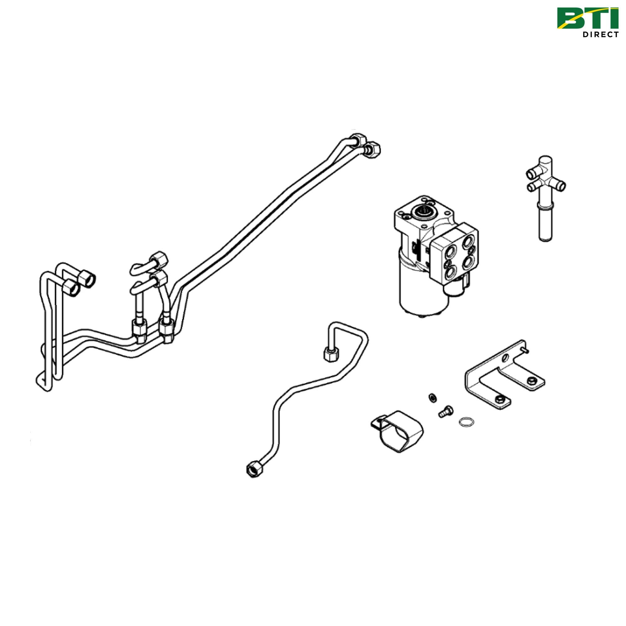 BPF11426: AutoTrac™ Steering Control Unit/Oil Line Attachment