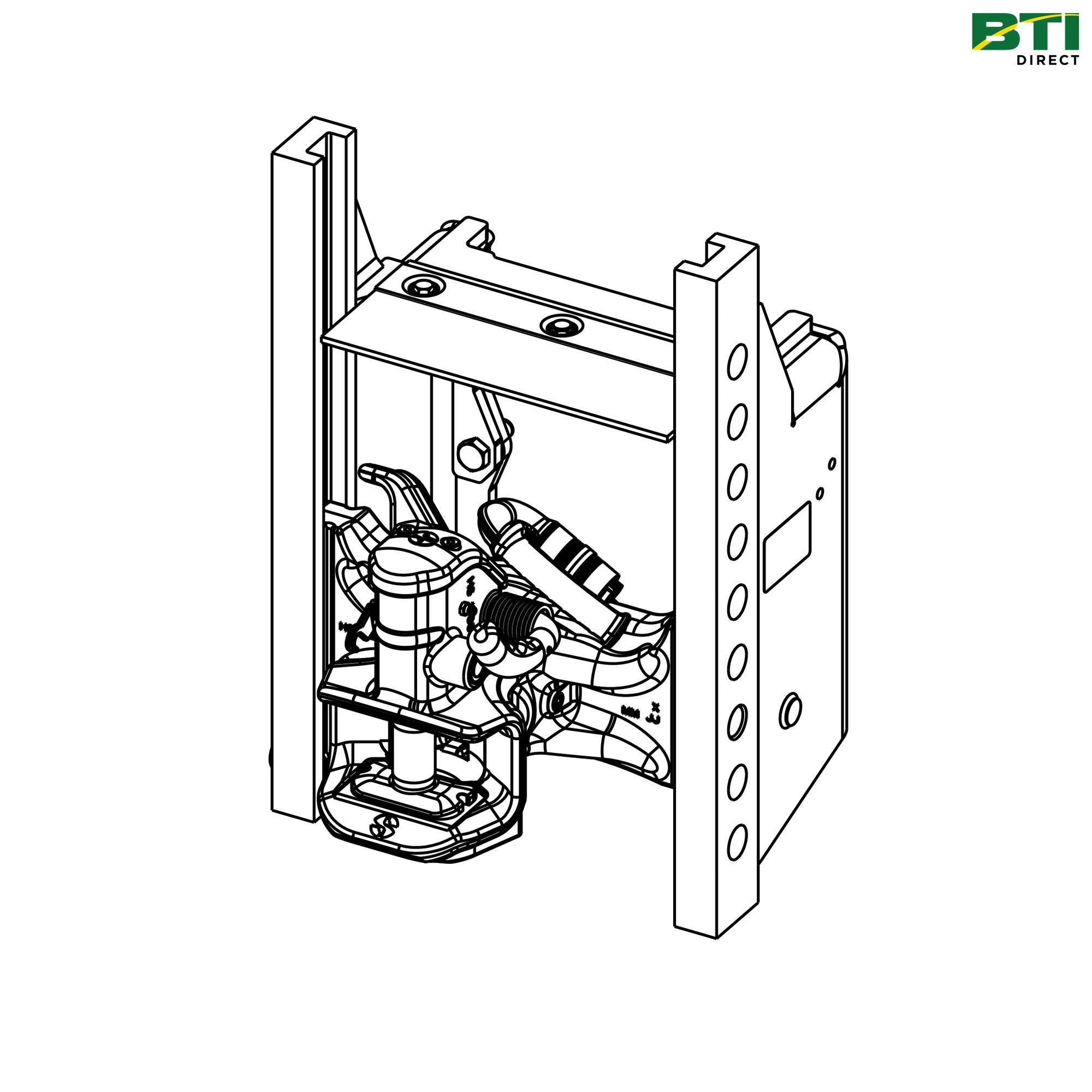 BSJ10354: Automatic Height adjustable Wagon Hitch Attachment, SyncShuttle™