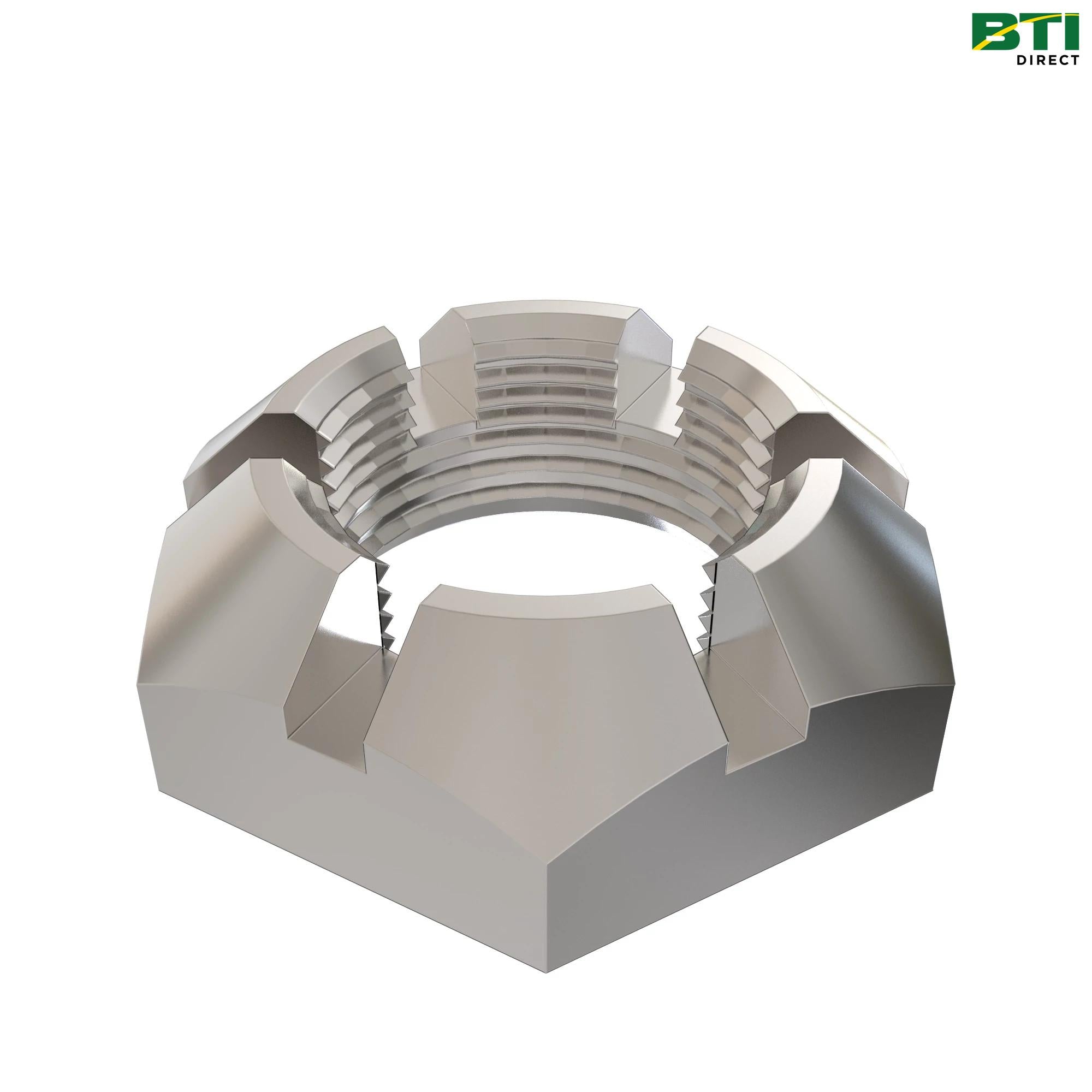 BT124A: Hexagonal Slotted Nut