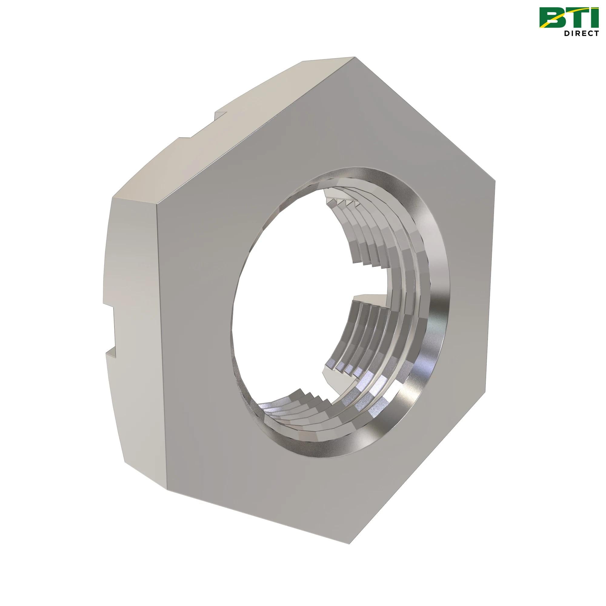 BT124A: Hexagonal Slotted Nut
