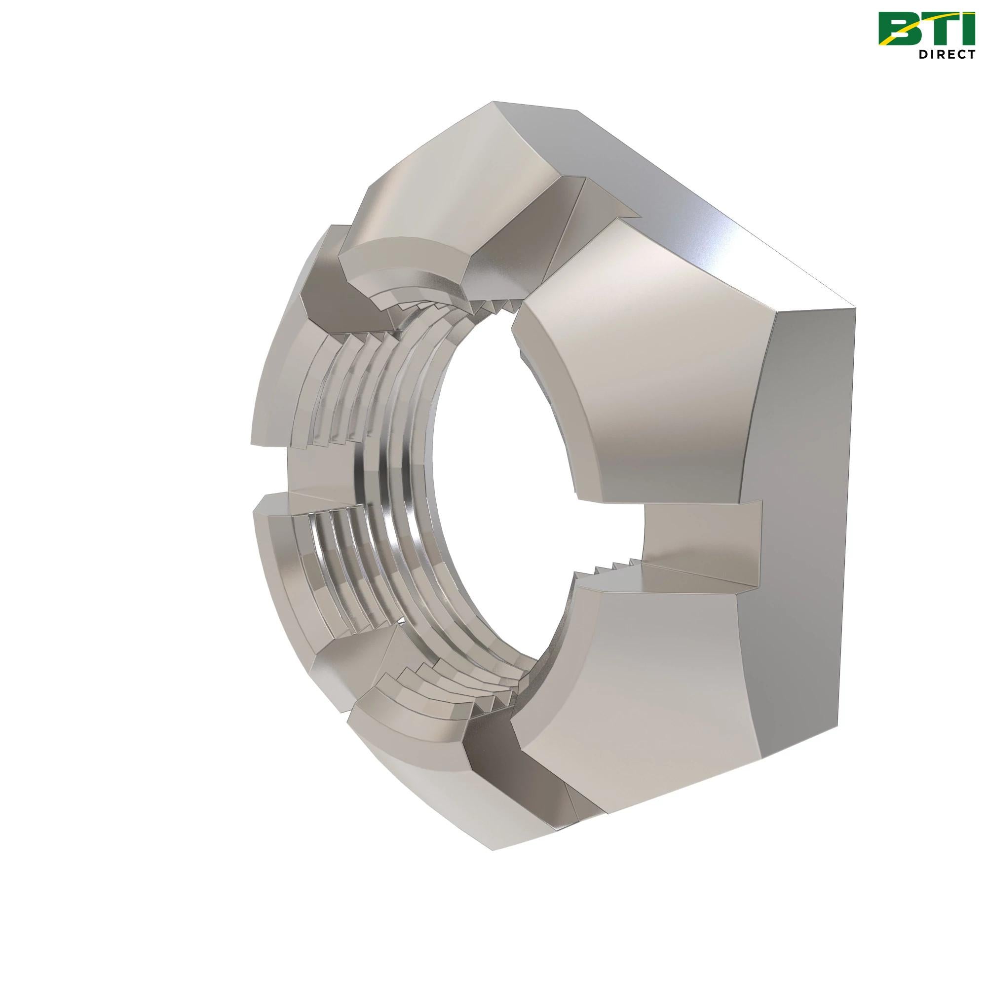 BT124A: Hexagonal Slotted Nut