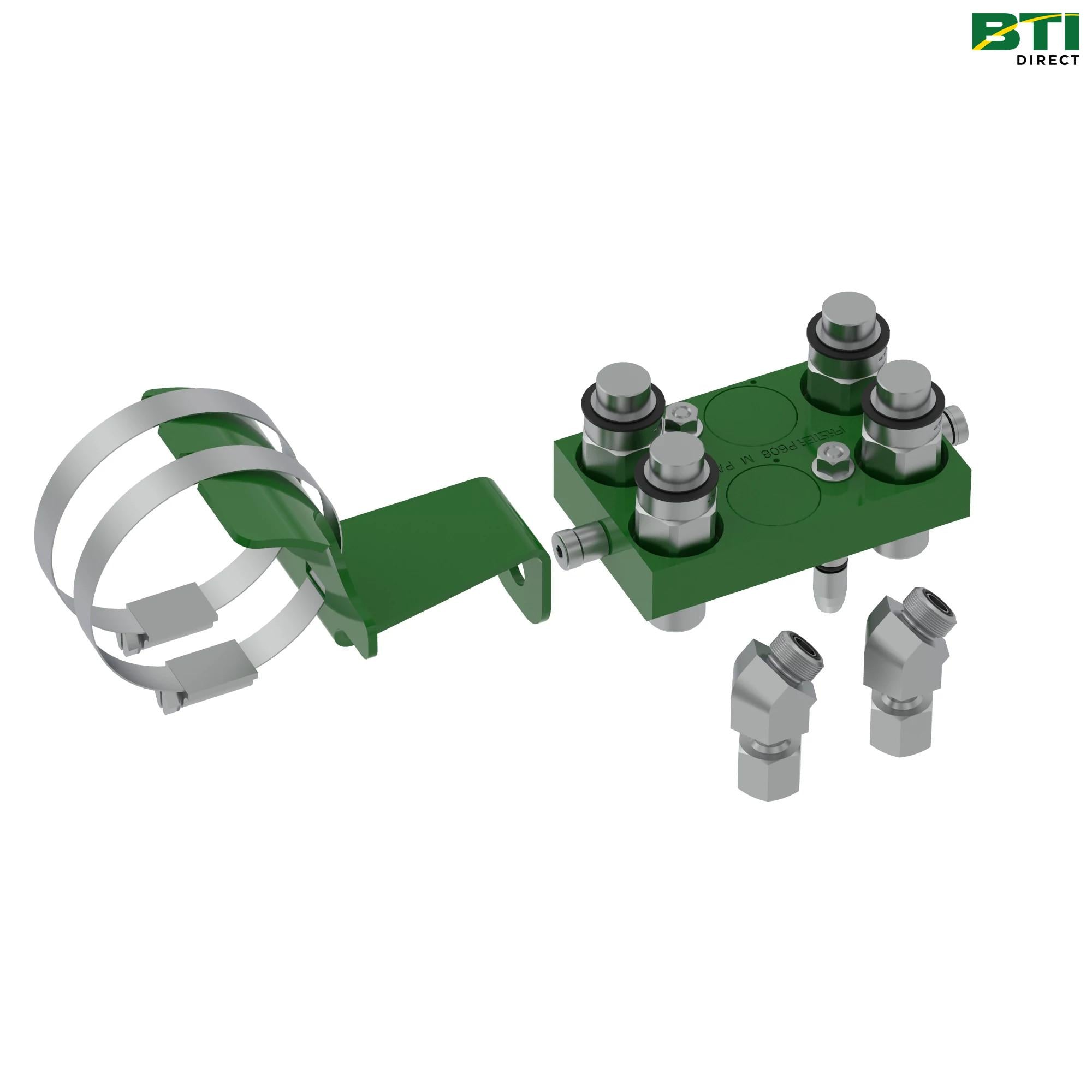 BW15914: Two Function Single-Point Hydraulic Quick-Connect Coupler Attachment