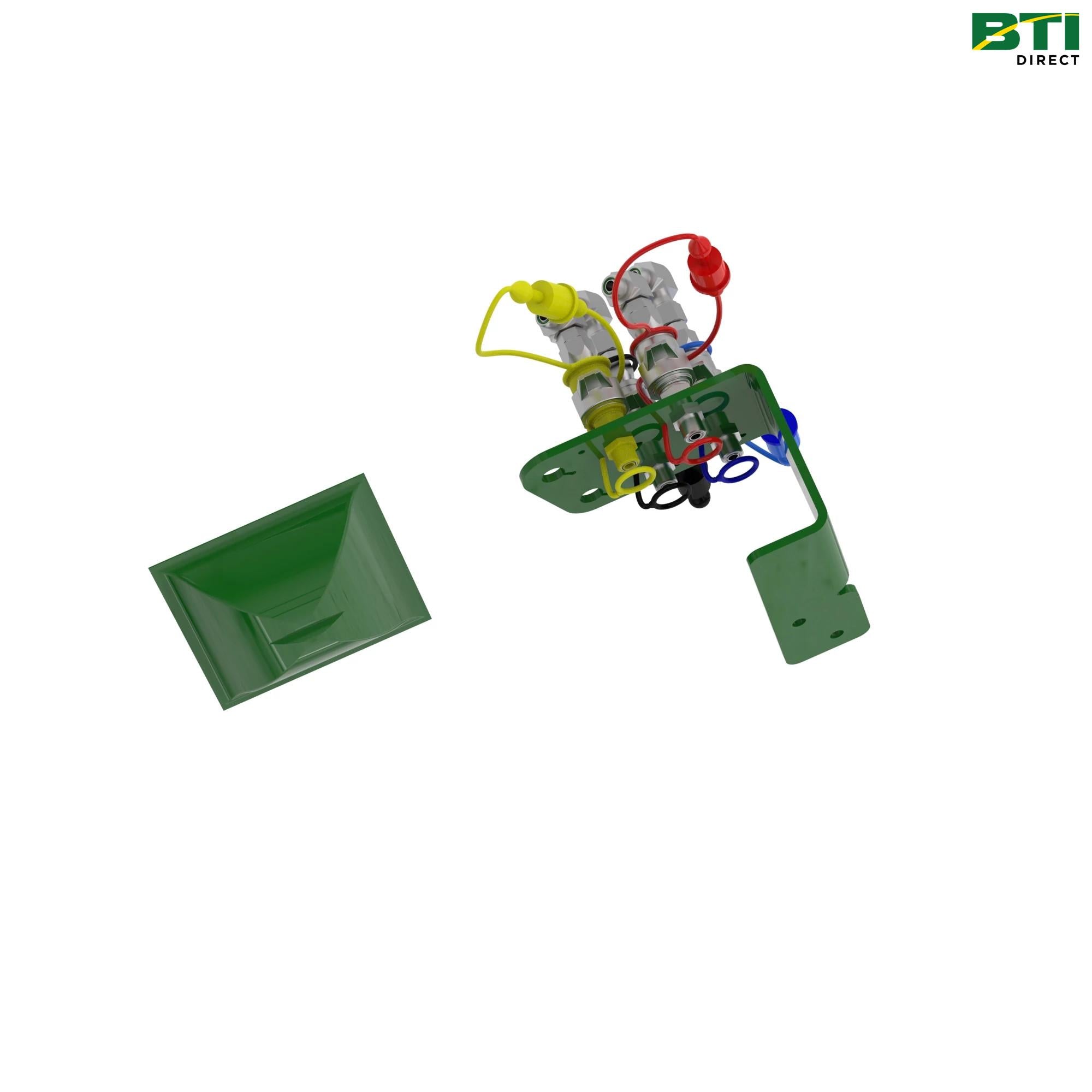 BW16123: Two Function Hydraulic Mid-Mount Quick-Coupler Attachment
