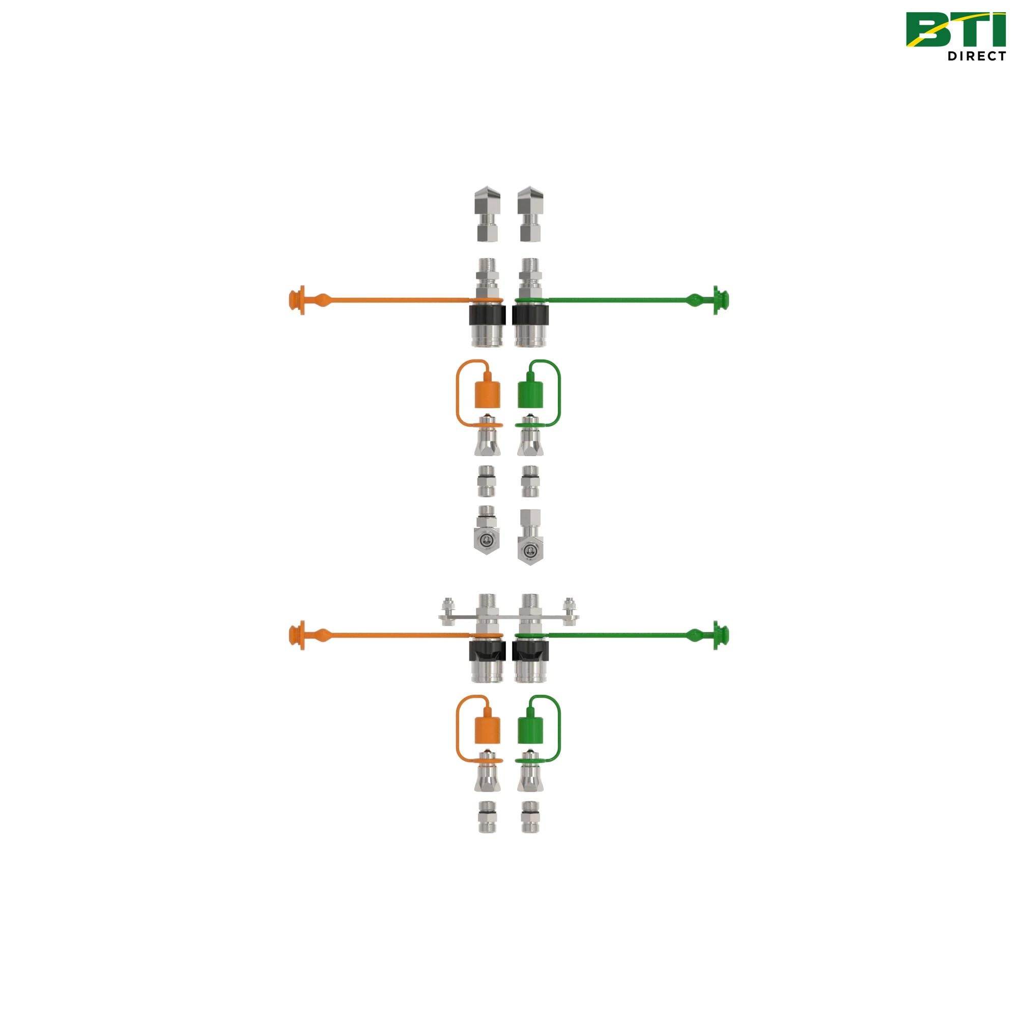 BW16133: 3-Function Hydraulic Quick-Connect Coupler Attachment